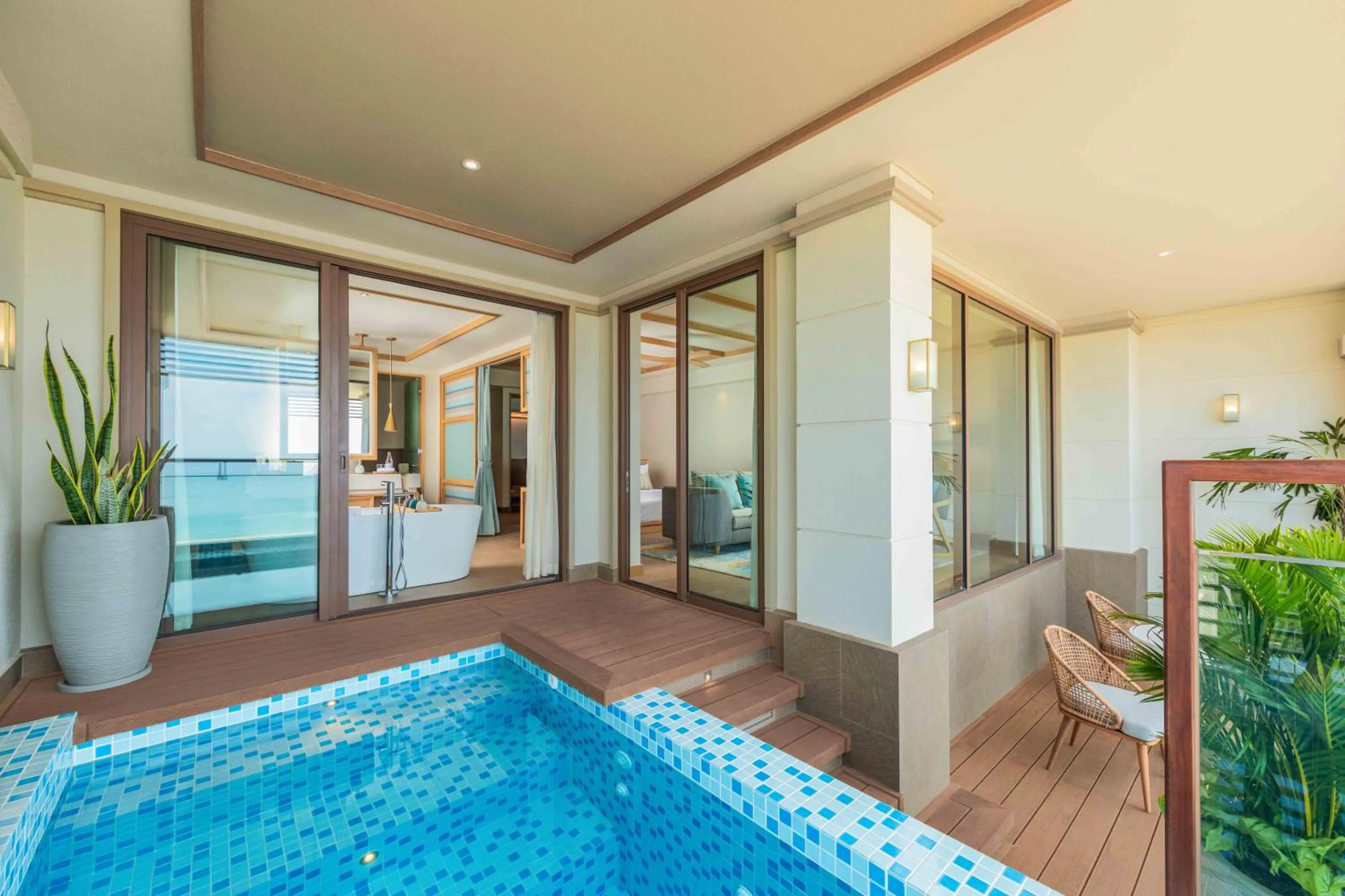 Balcony/Terrace in Fusion Resort and Villas Da Nang