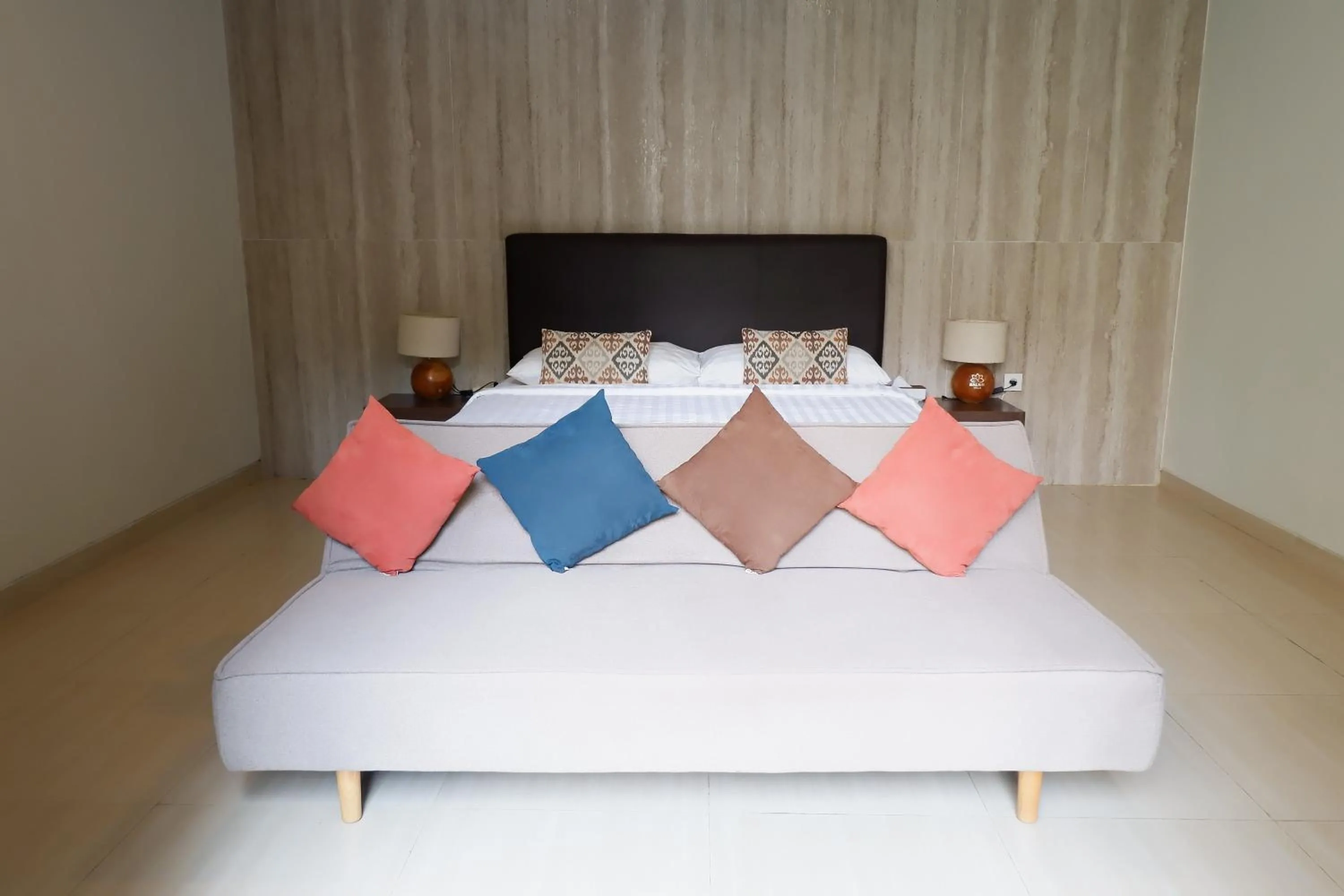 Bed in The BALIem Villa