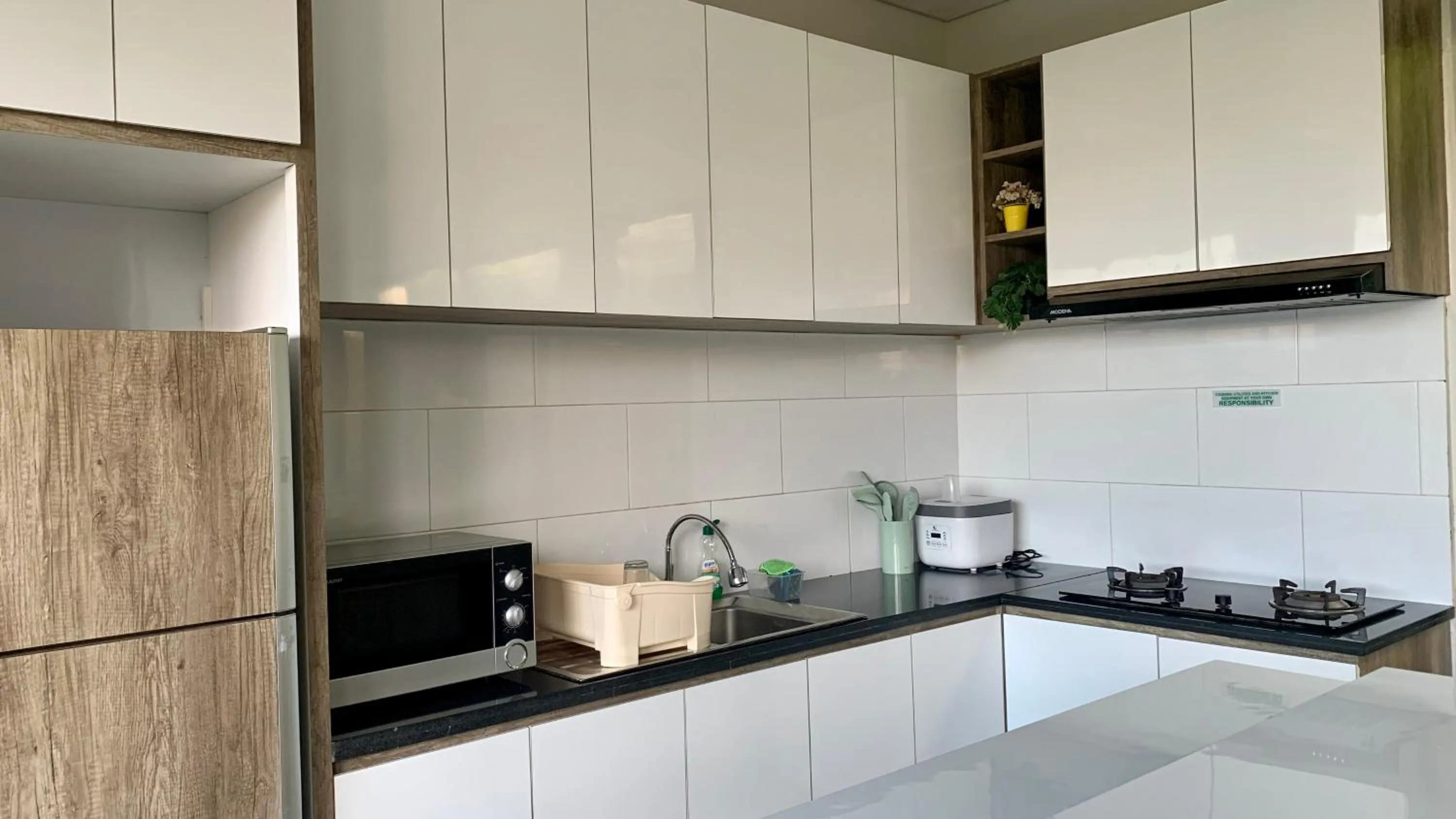 Communal kitchen in The BALIem Villa