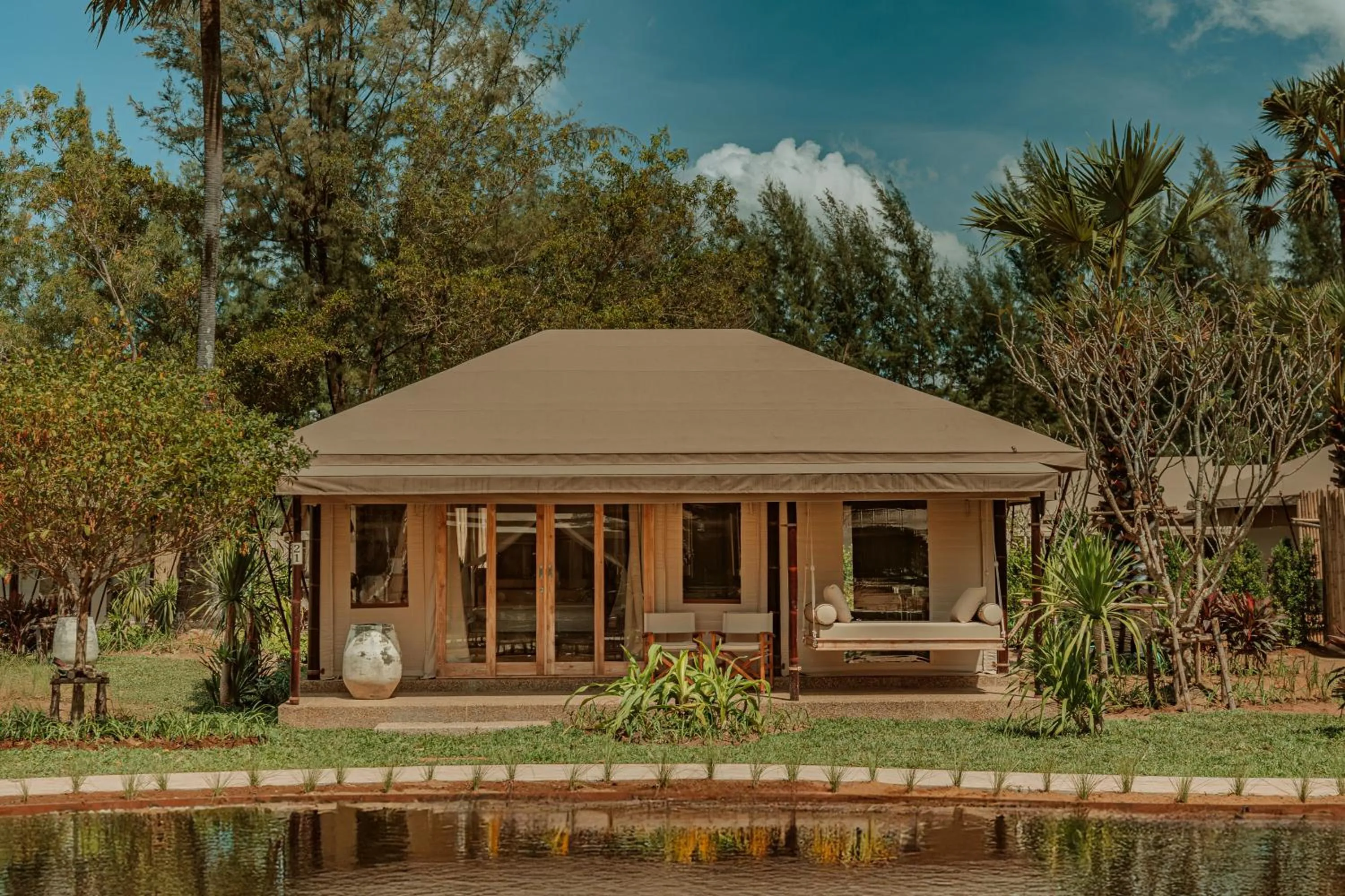 Property building in Twinpalms Tented Camp Phuket