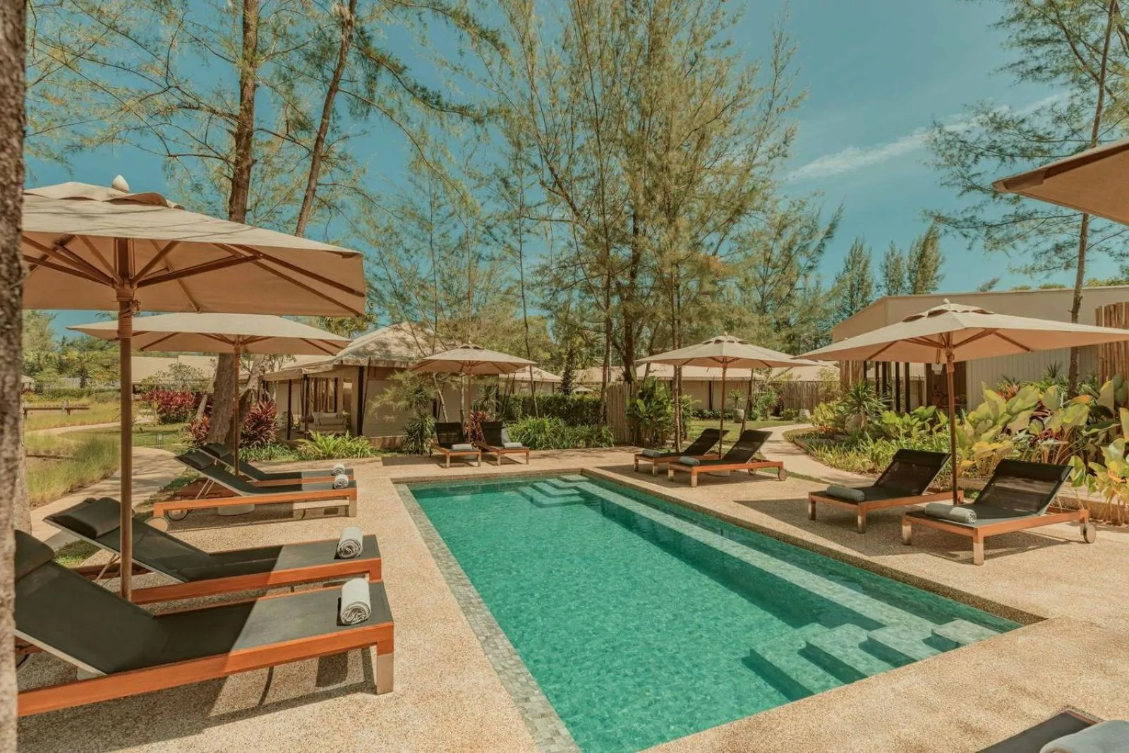 Swimming pool in Twinpalms Tented Camp Phuket