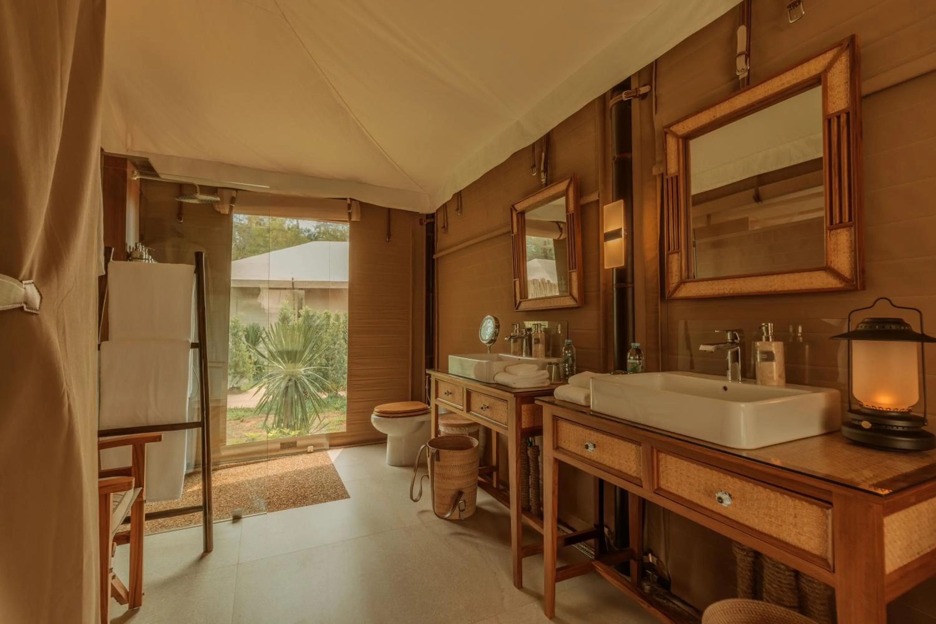 Bathroom in Twinpalms Tented Camp Phuket