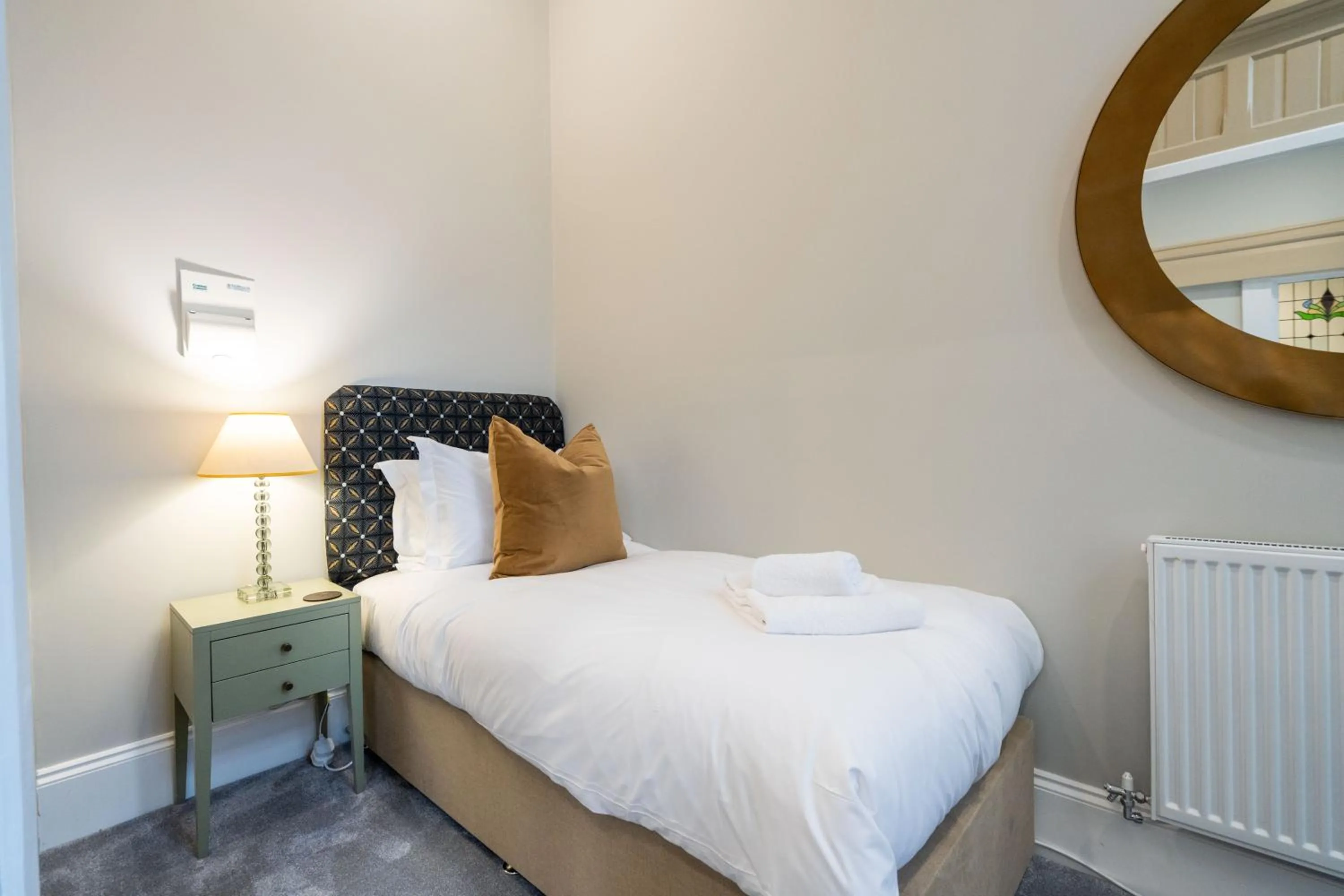 Bedroom, Bed in Old Abbey House