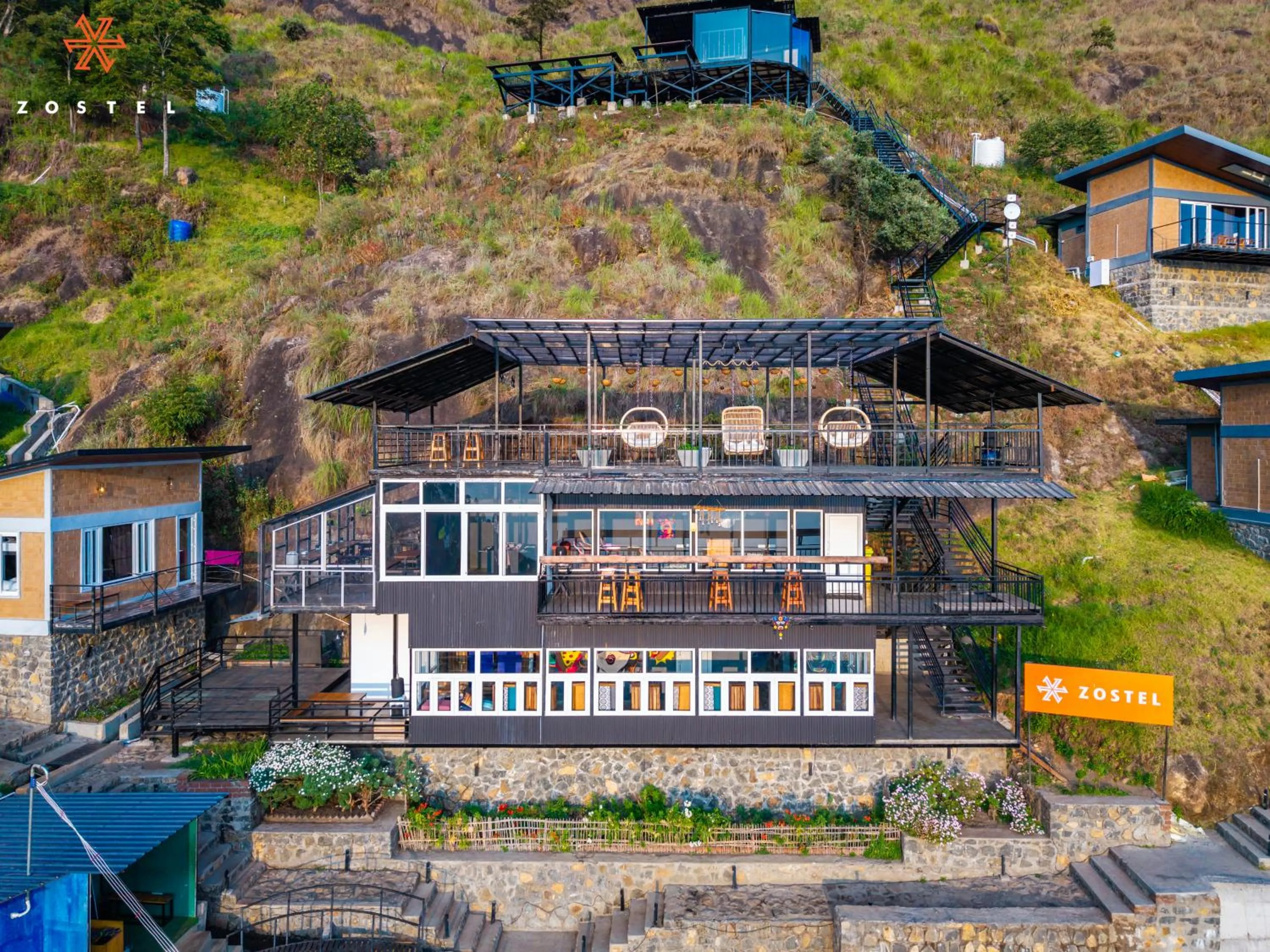 Property building in Zostel Plus Poombarai, Kodaikanal