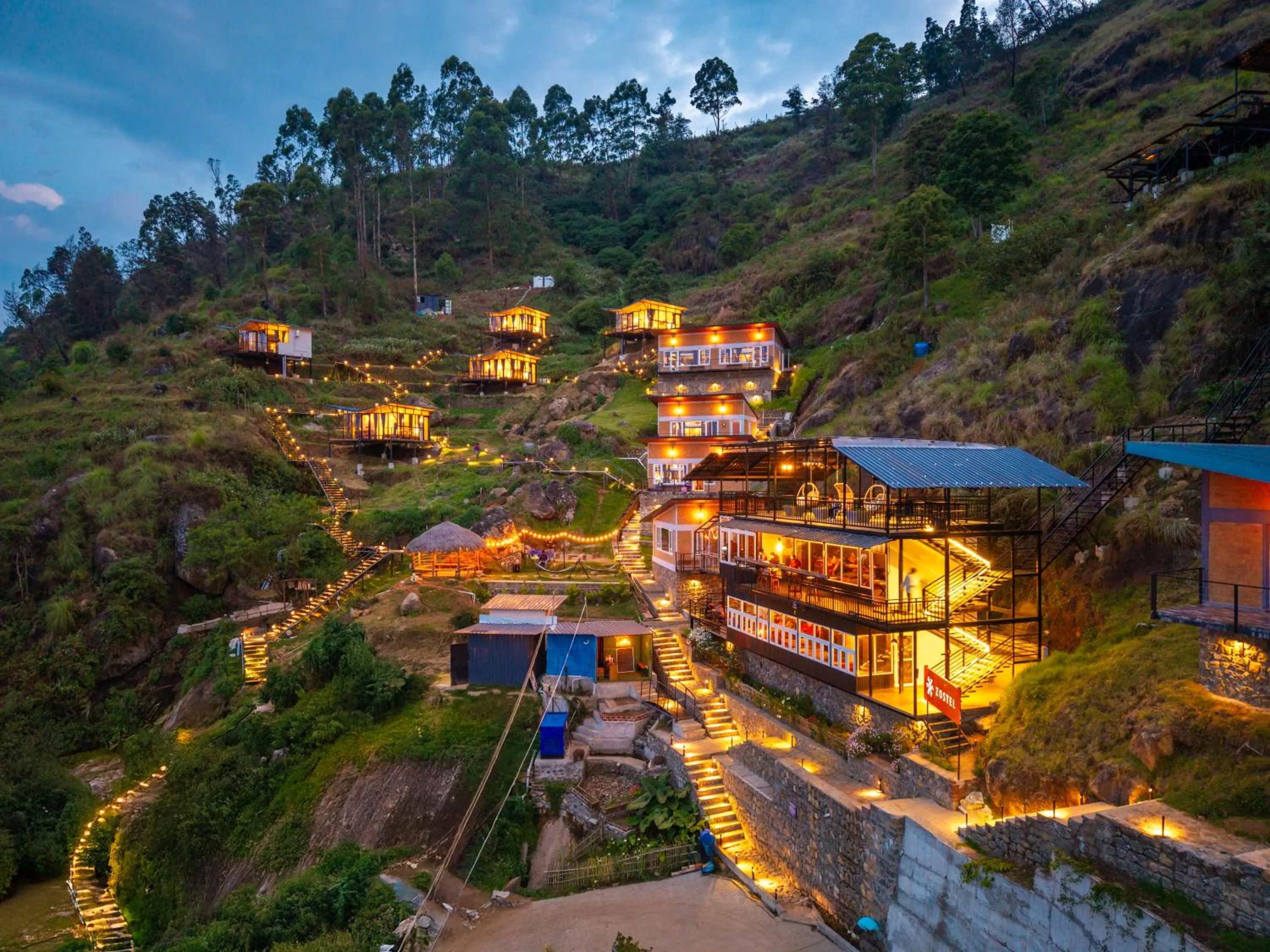 Property building in Zostel Plus Poombarai, Kodaikanal