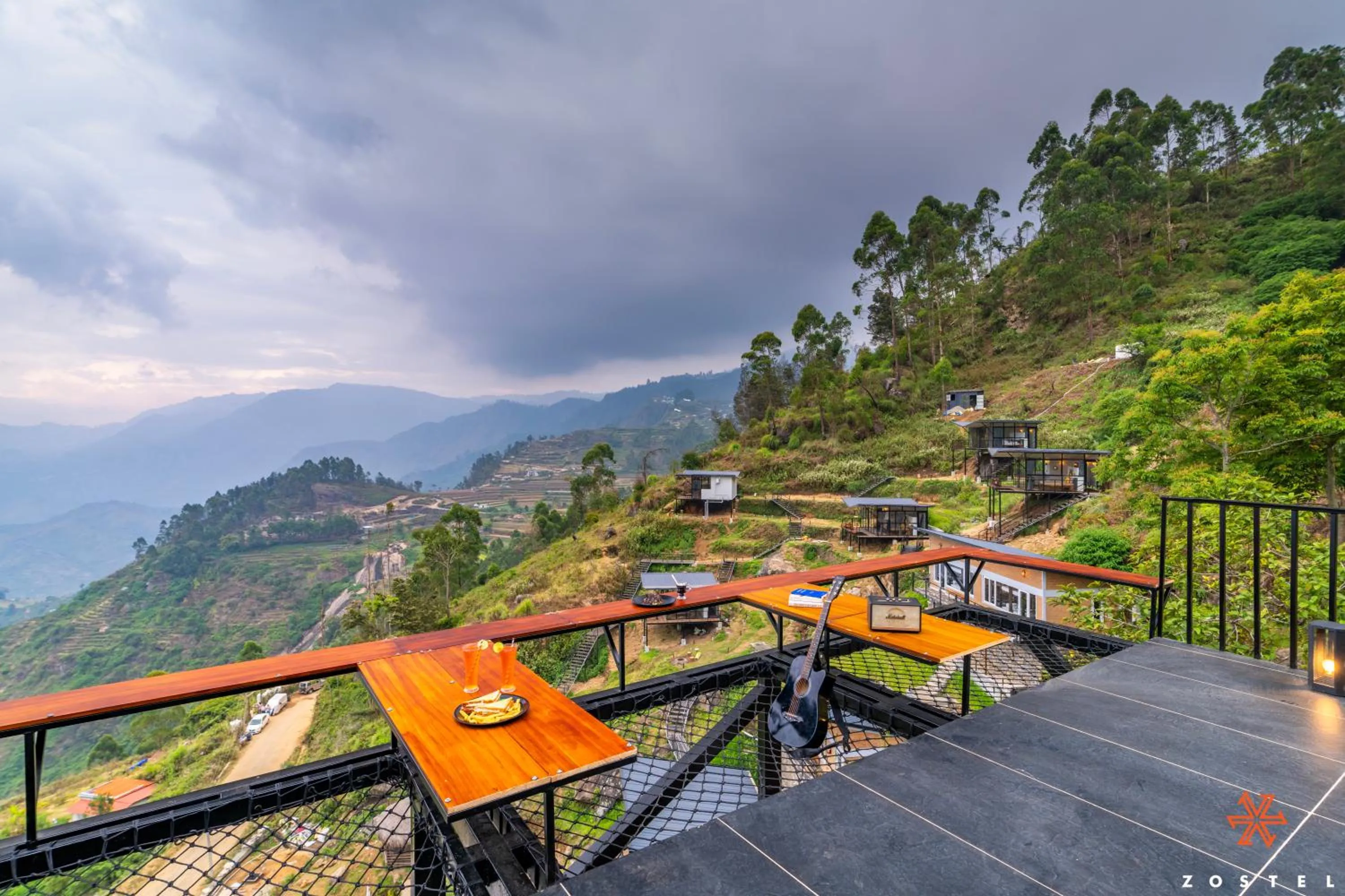 Mountain view in Zostel Plus Poombarai, Kodaikanal