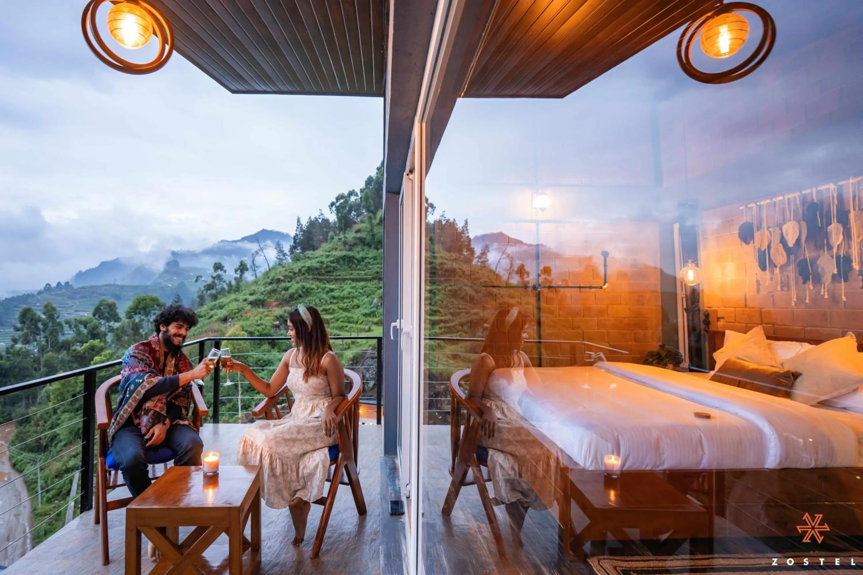 View (from property/room), Bed in Zostel Plus Poombarai, Kodaikanal