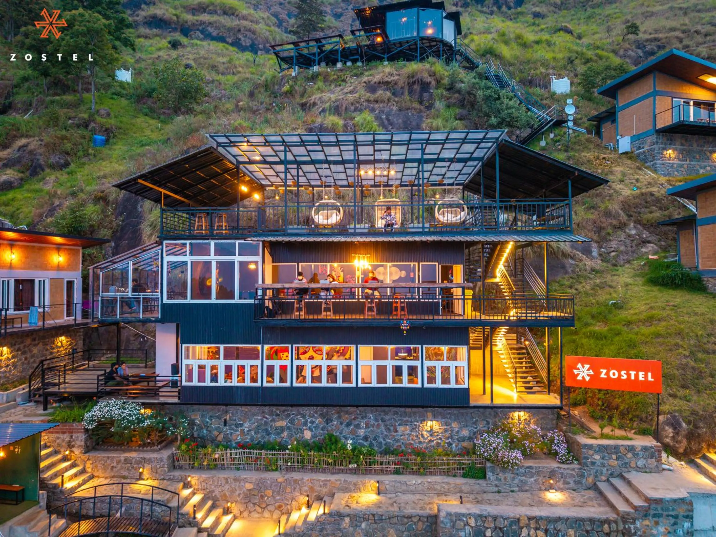 Property building in Zostel Plus Poombarai, Kodaikanal