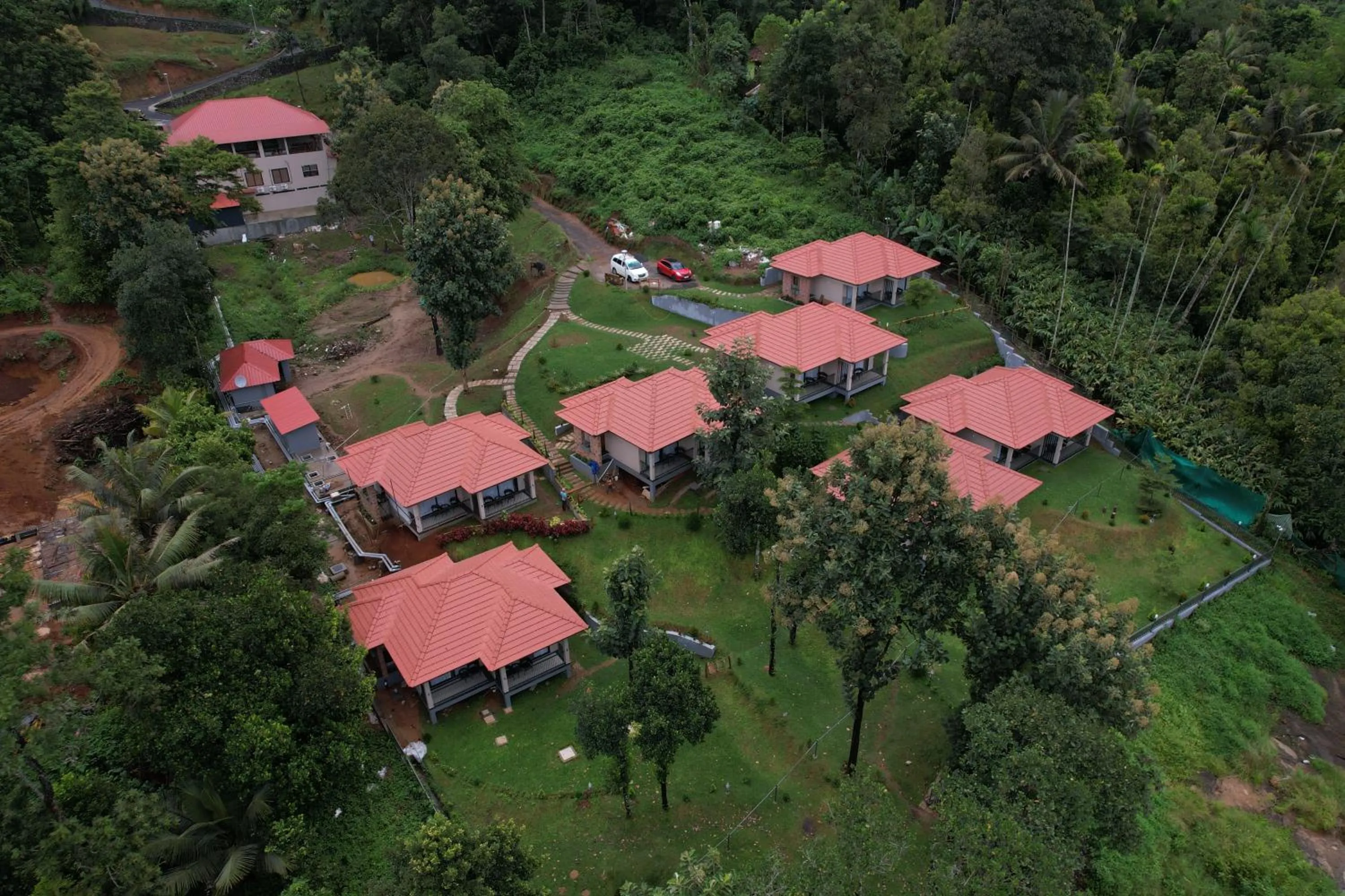 Bird's eye view in Riverdale Munnar Resorts & Spa