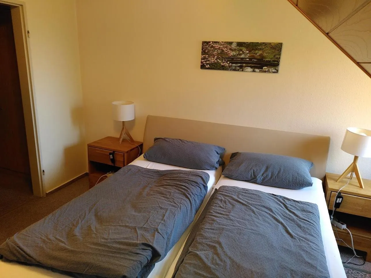 Bedroom, Bed in Bio-Hotel Zum Forsthaus