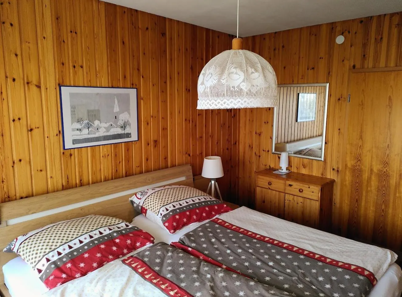 Bed in Bio-Hotel Zum Forsthaus