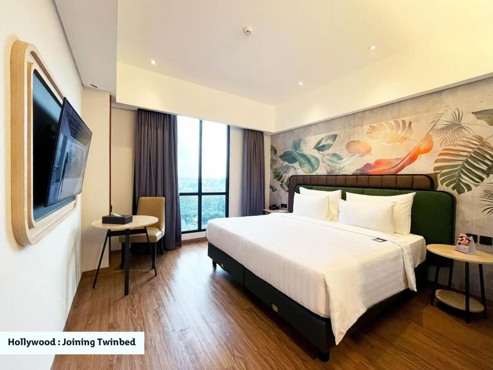 Twin Room with Mountain View in Luminor Hotel Padjadjaran Bogor by WH Twin Room with Mountain View in Luminor Hotel Padjadjaran Bogor by WH