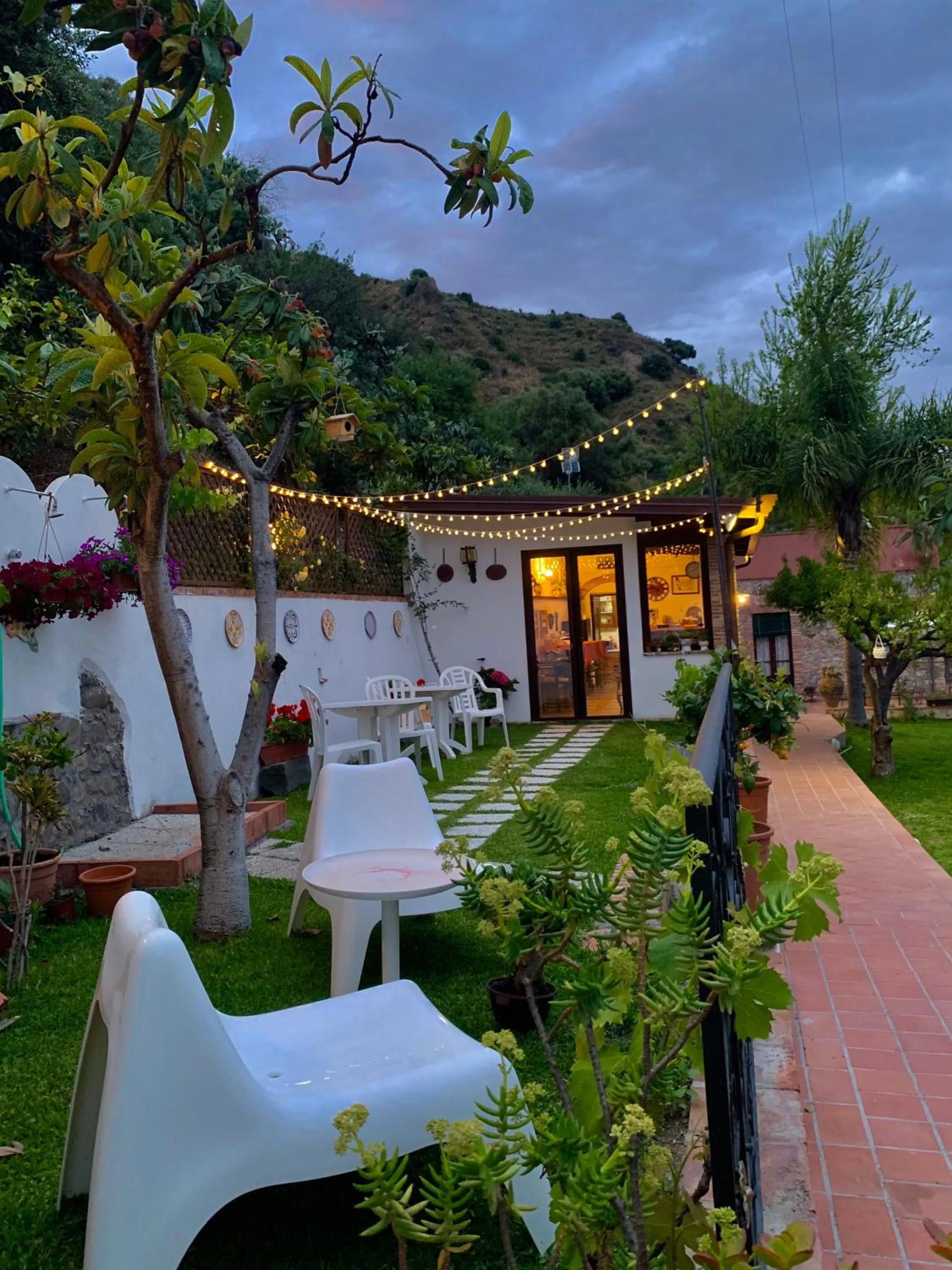 Patio in B&B Villa Vittoria