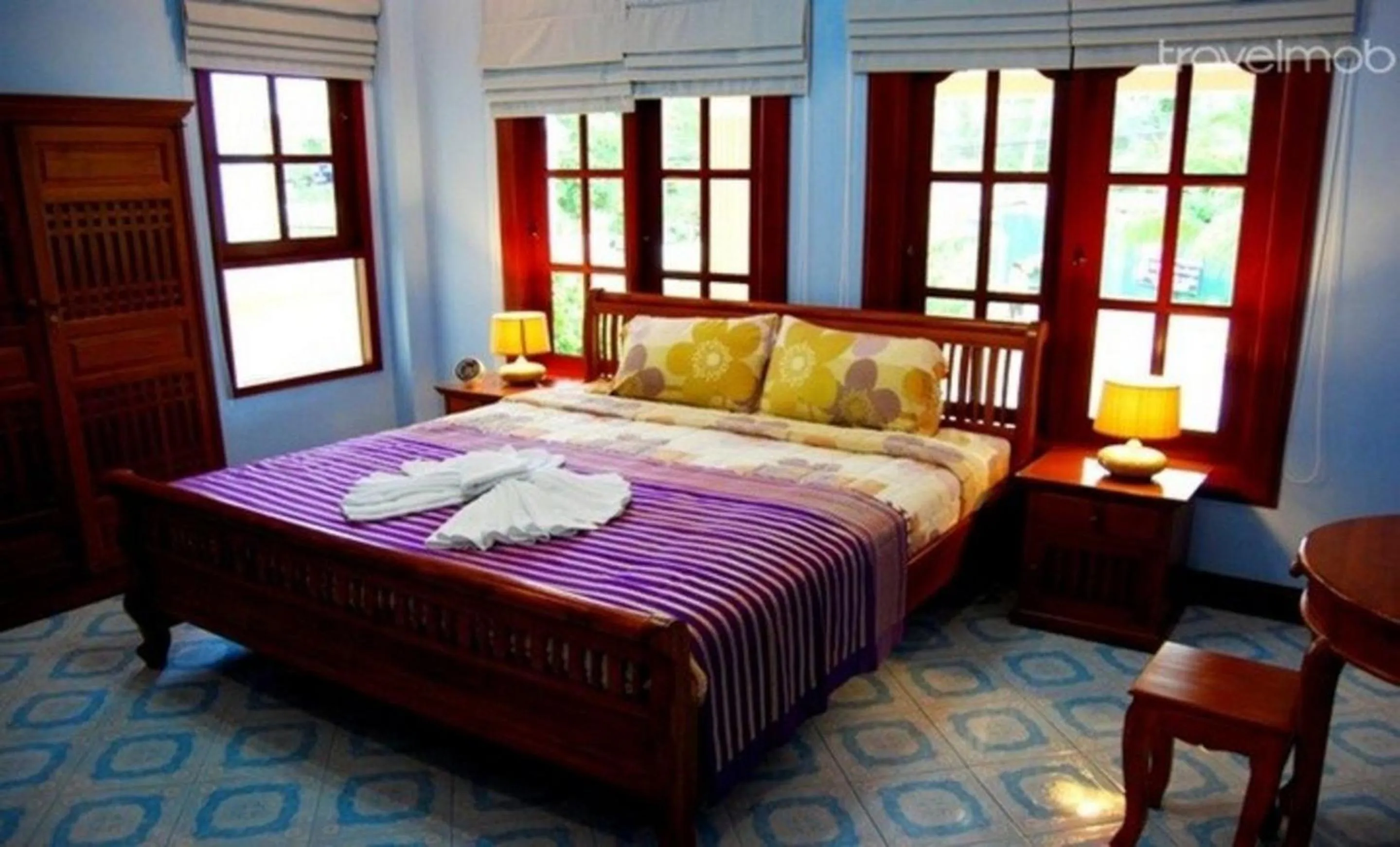 Bed in Majestic Villas Phuket