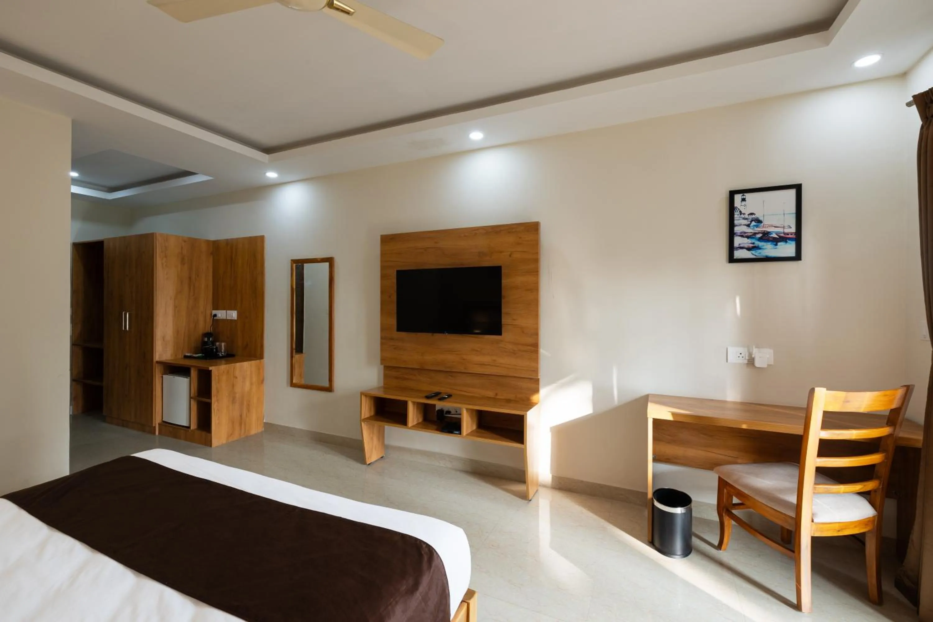 Bedroom, Bed in Malnad Shire Eco Resort
