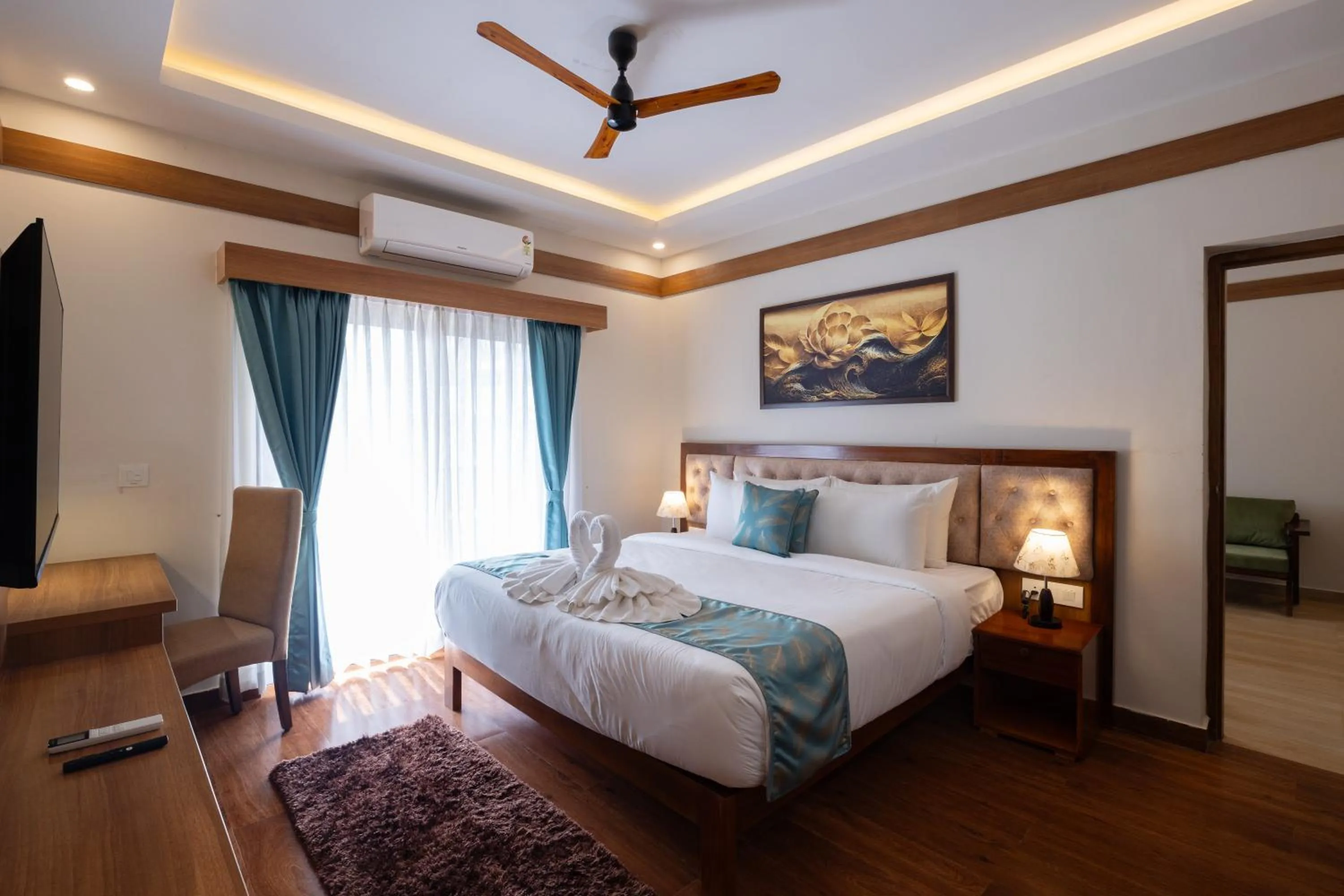 Bedroom, Bed in Malnad Shire Eco Resort