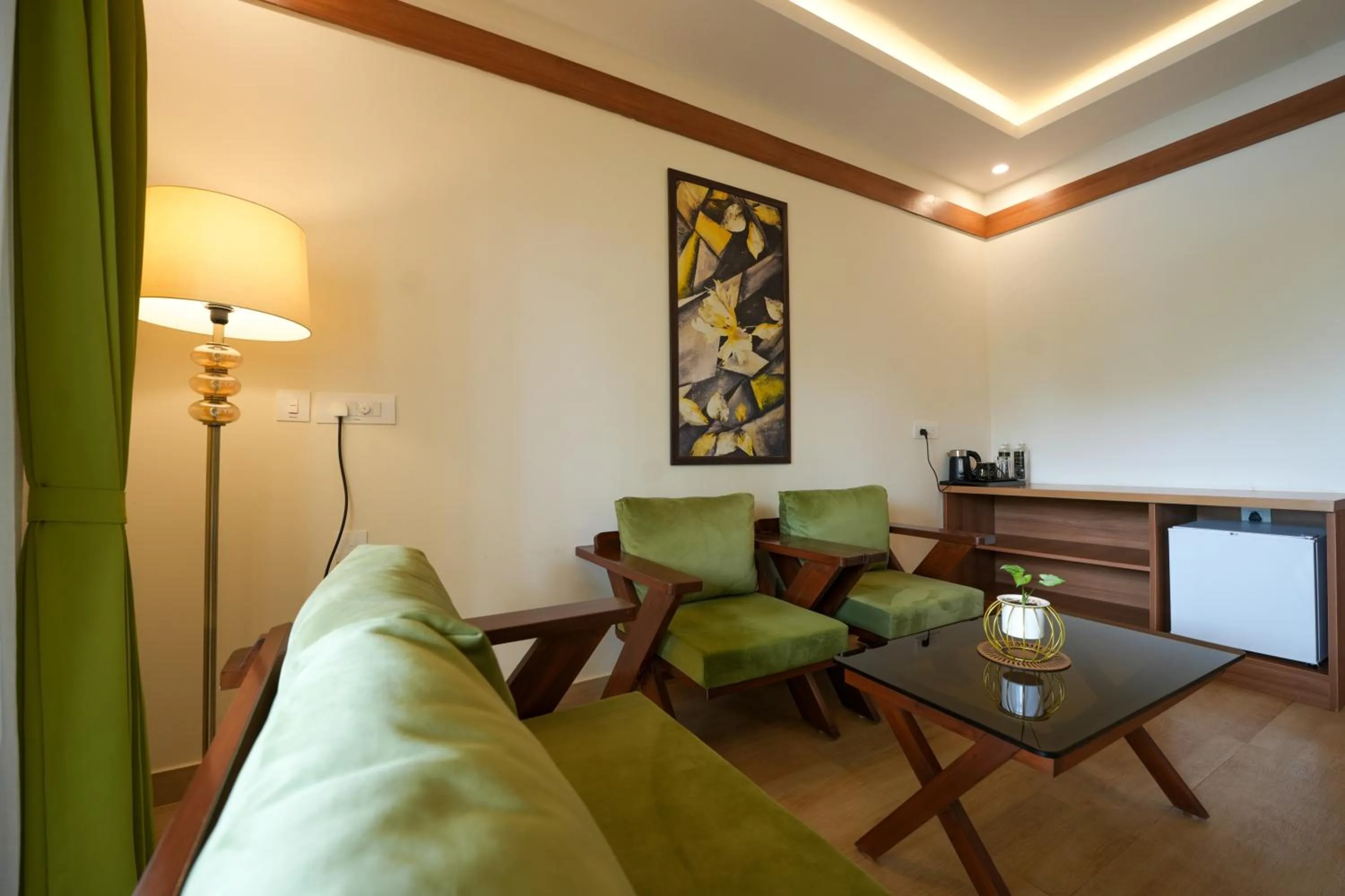 Living room in Malnad Shire Eco Resort