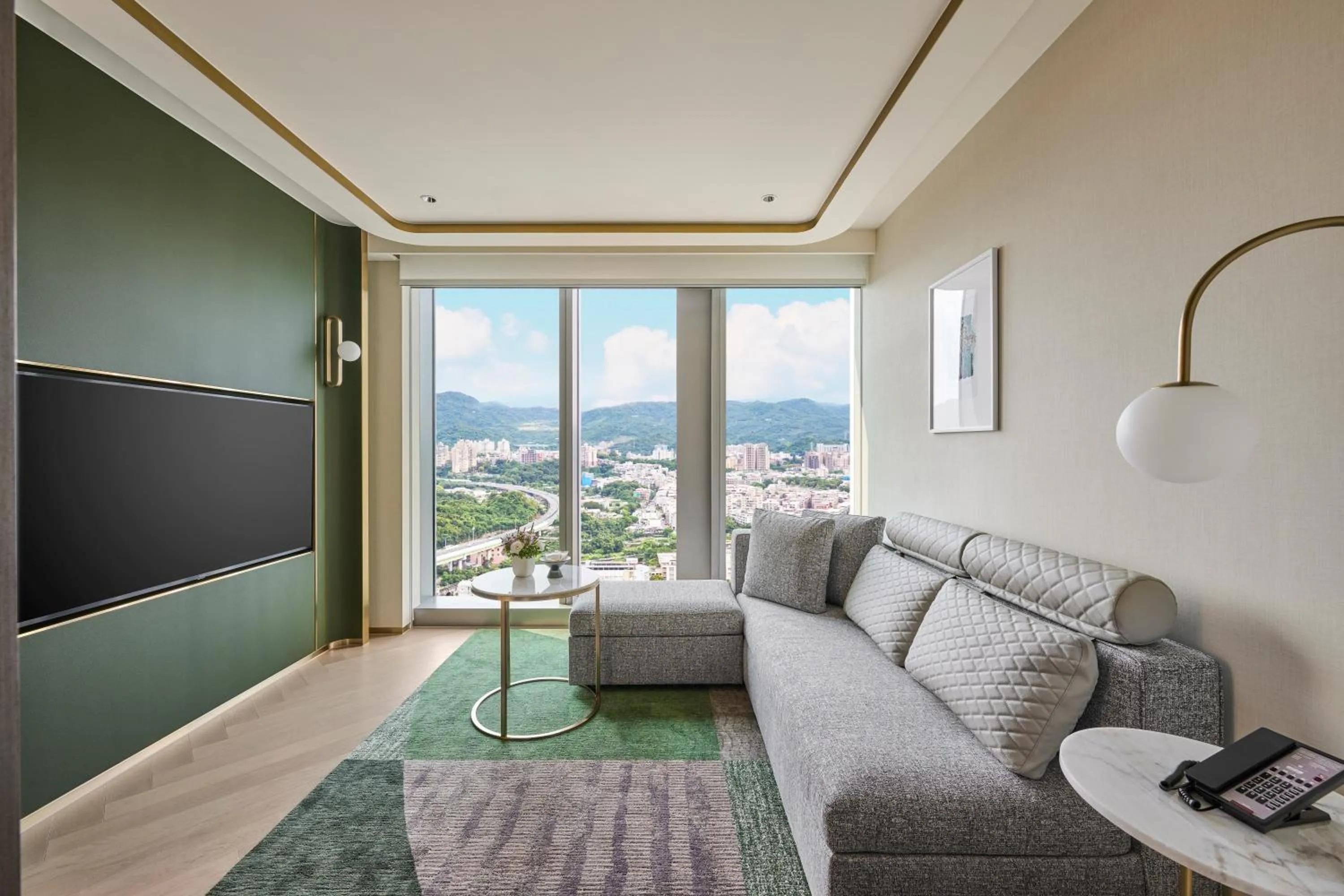 Living room in Grand HiLai Taipei