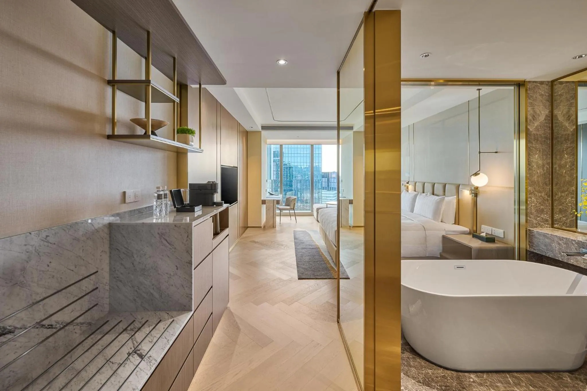 Photo of the whole room in Grand HiLai Taipei