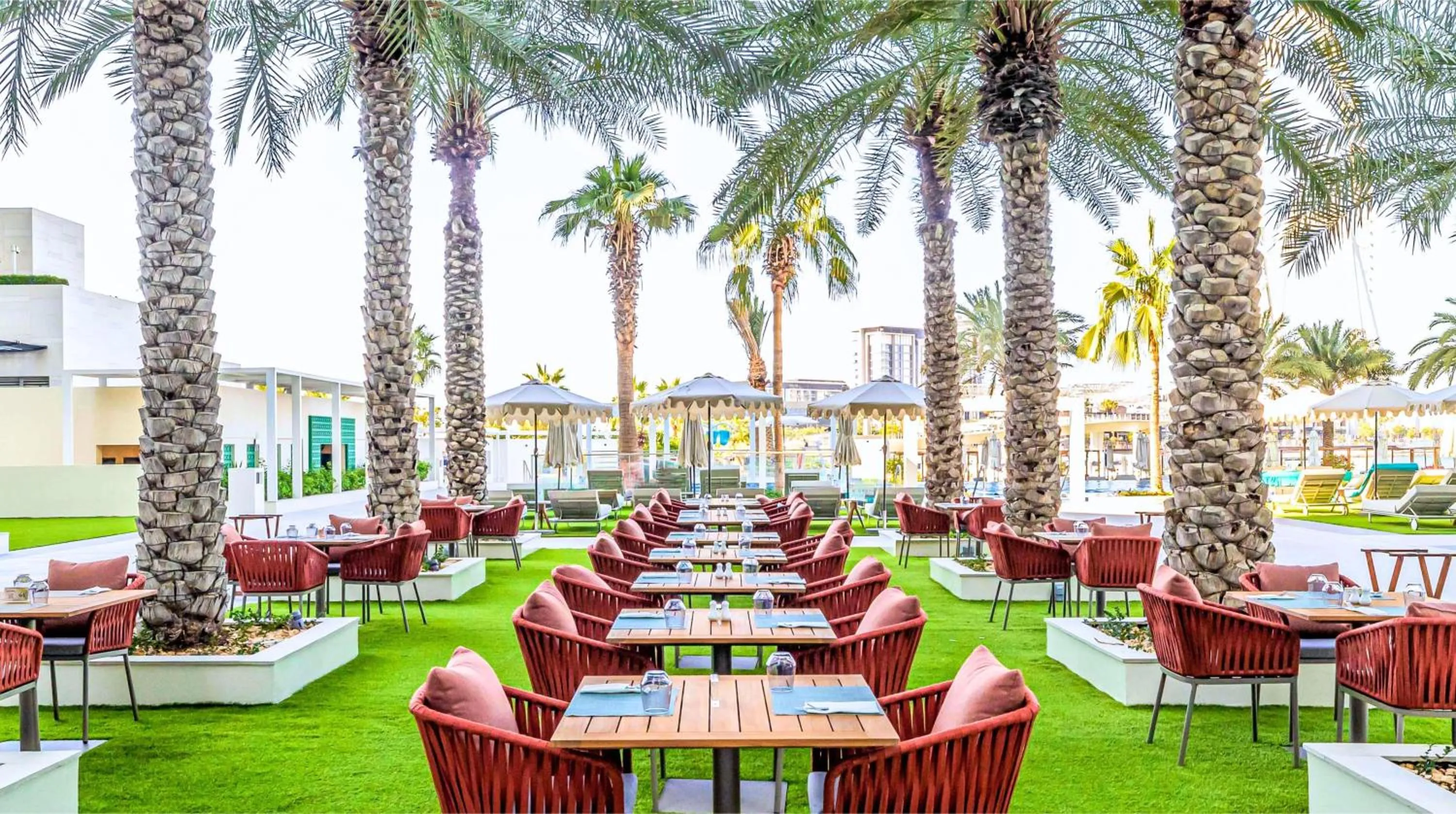 Inner courtyard view in DoubleTree by Hilton Dubai Jumeirah Beach