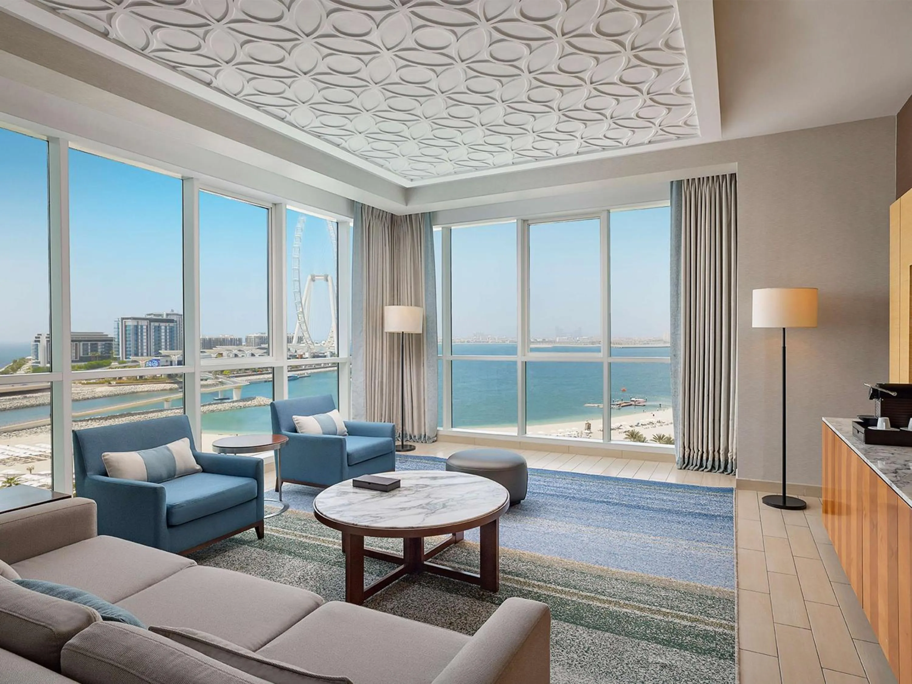 Living room in DoubleTree by Hilton Dubai Jumeirah Beach
