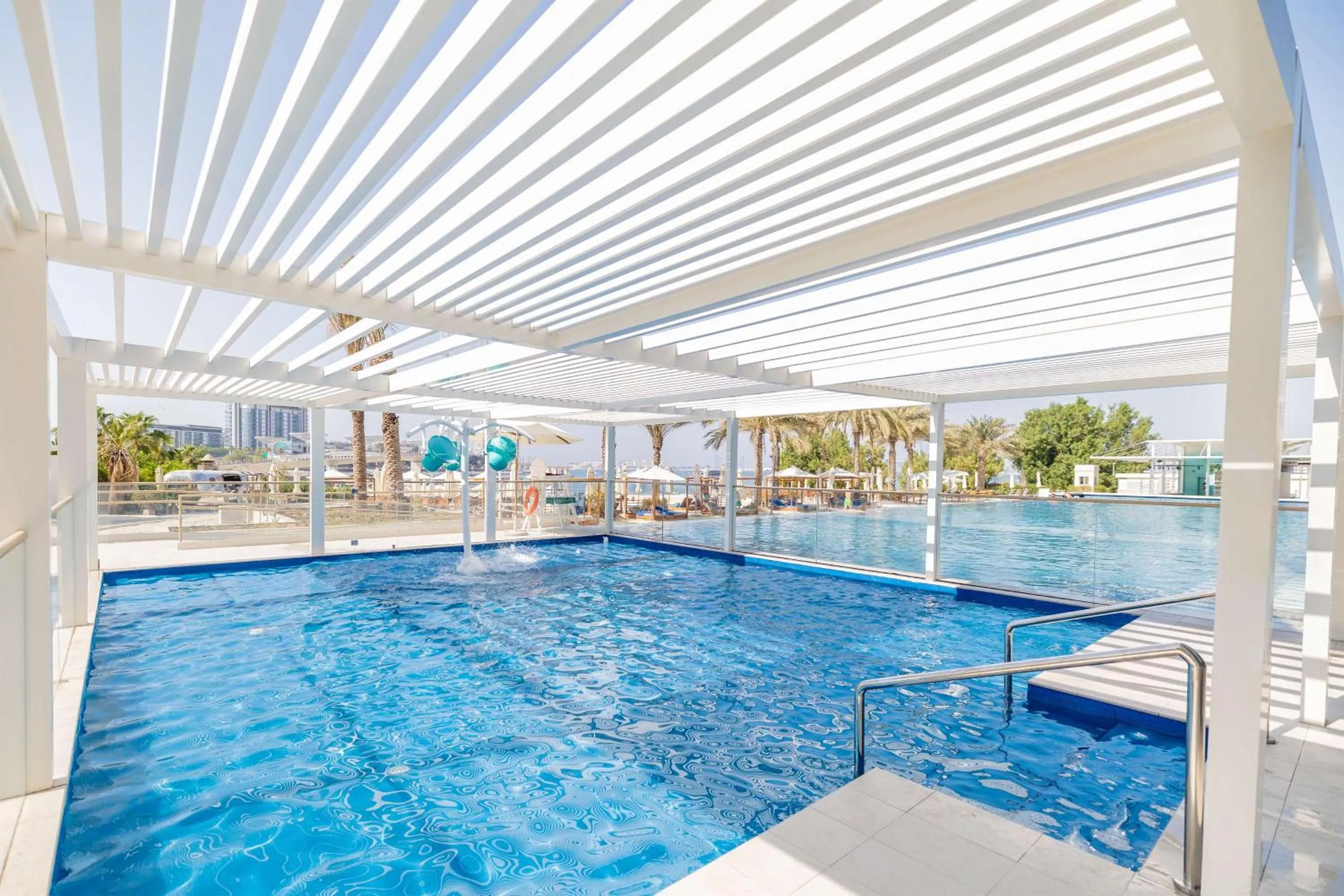Pool view in DoubleTree by Hilton Dubai Jumeirah Beach