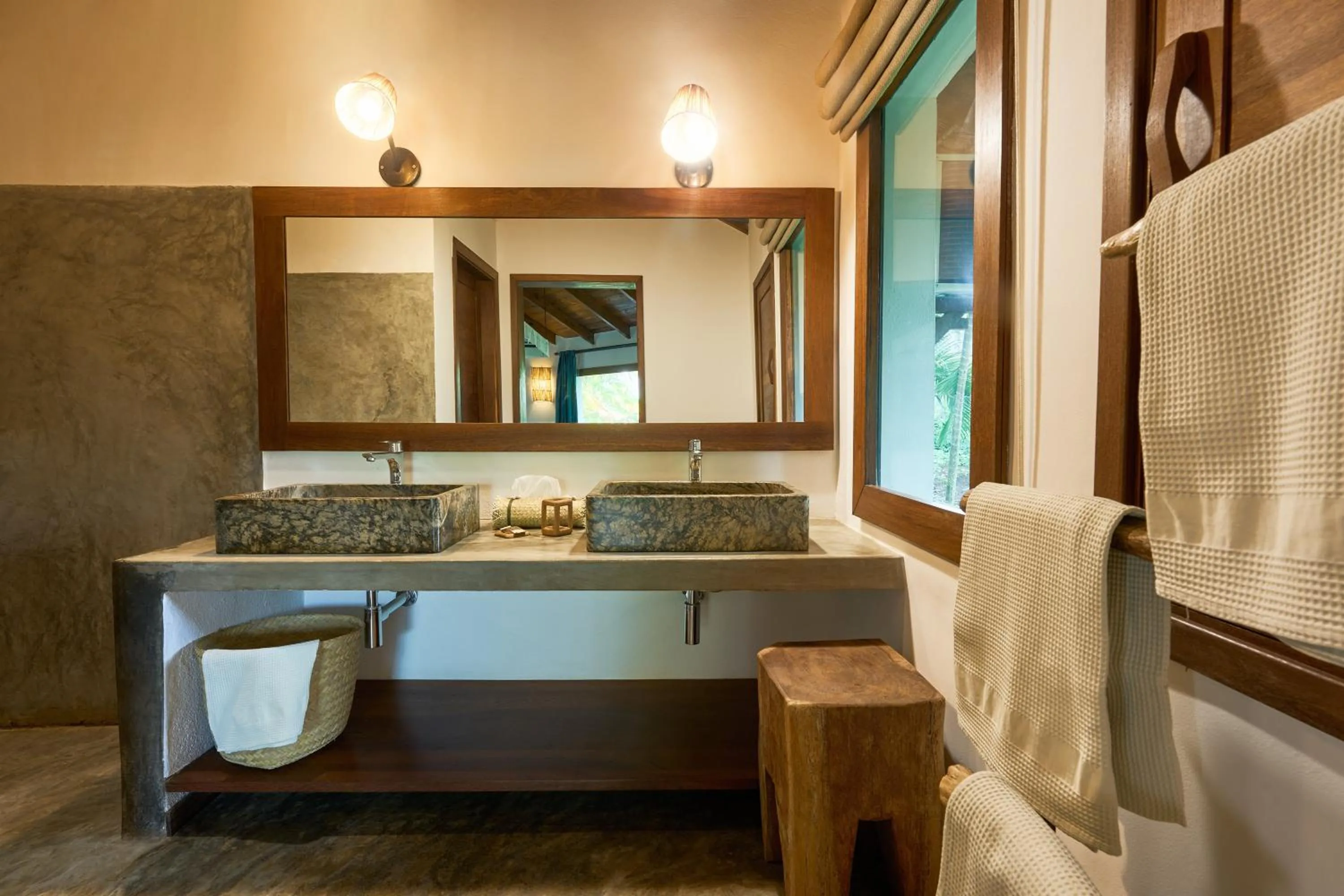 Bathroom in Loharano Lodge