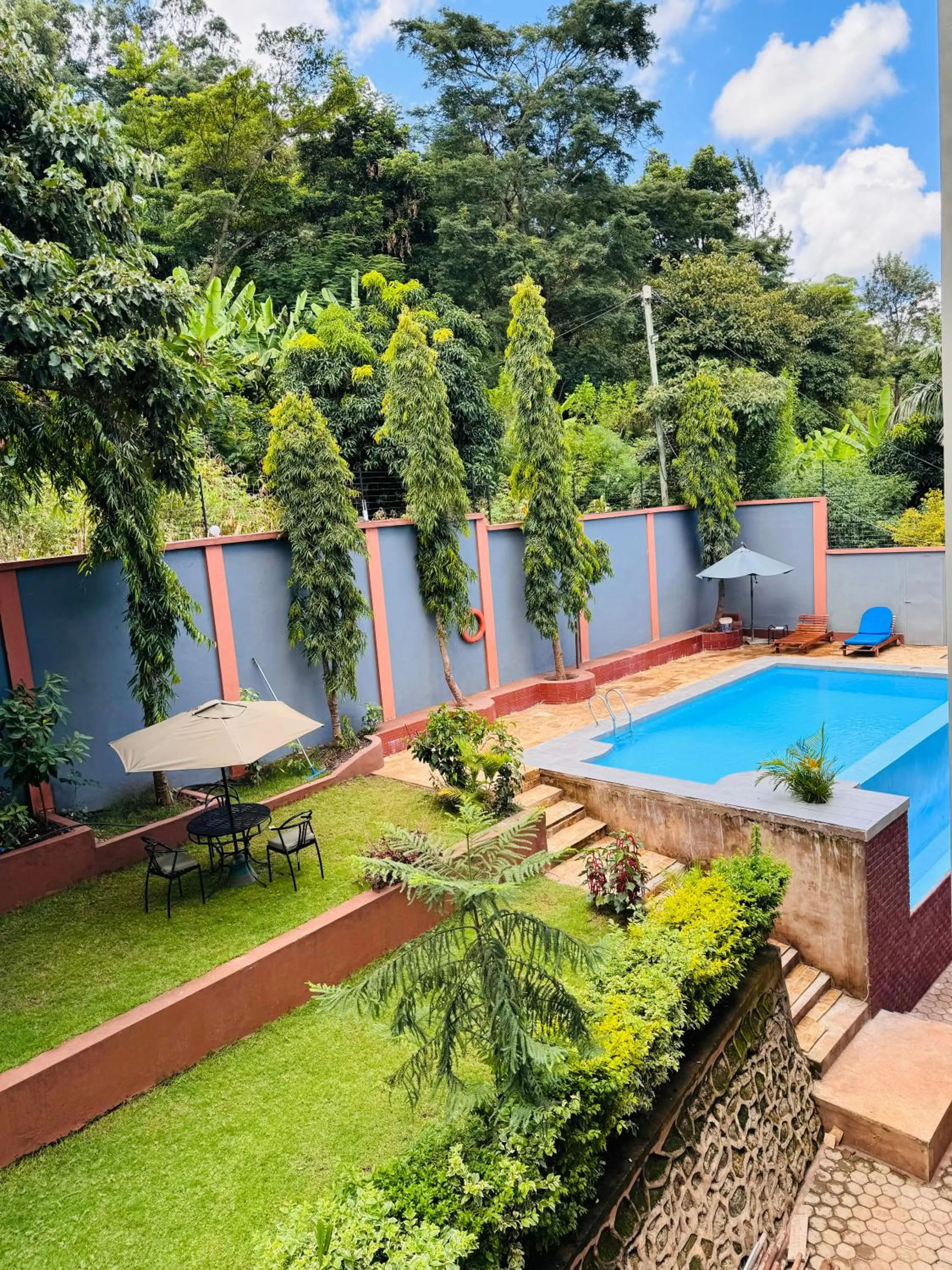 Garden view in Greenside Hotel