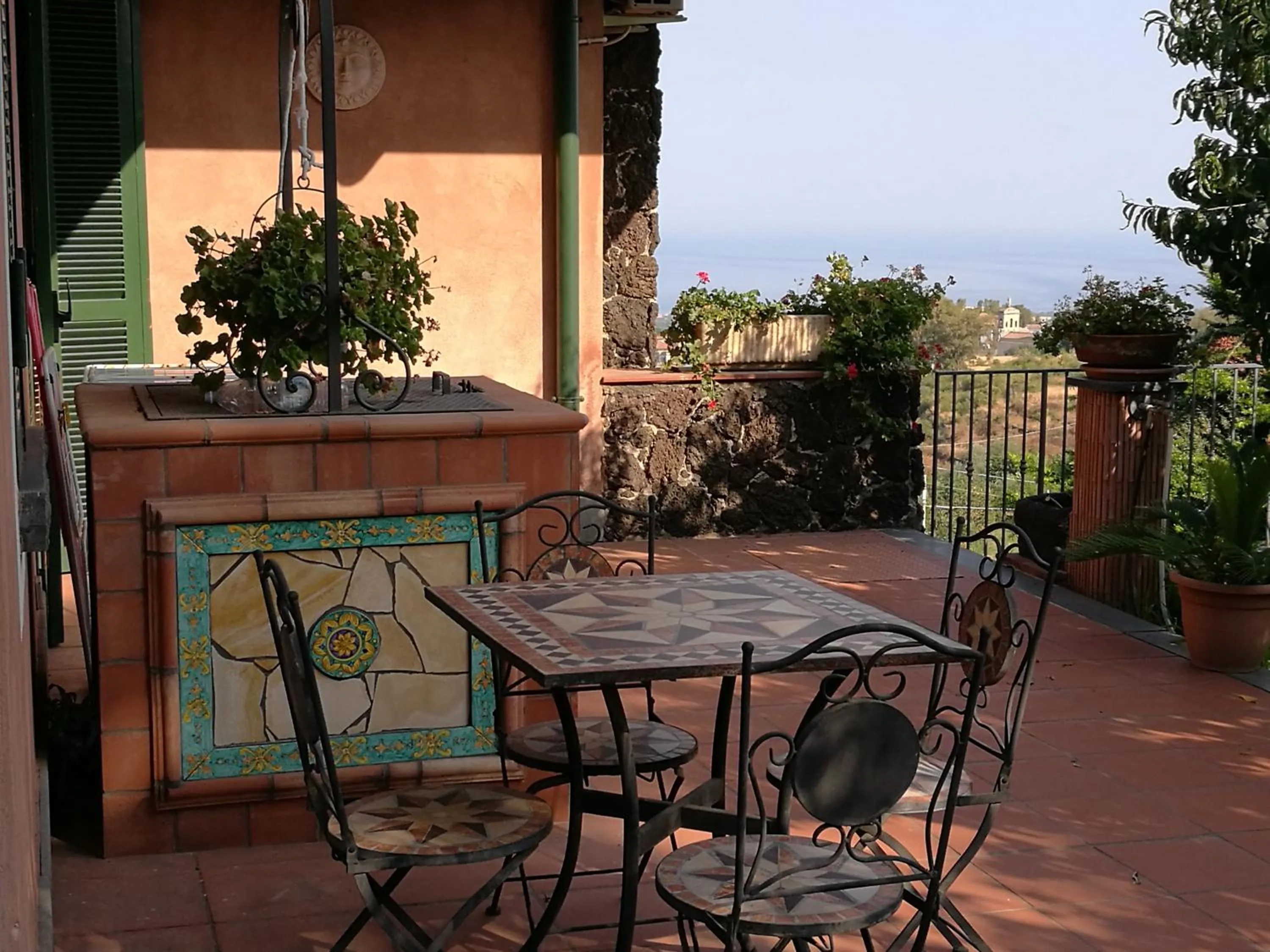 Balcony/Terrace in B&B Villa Dagala