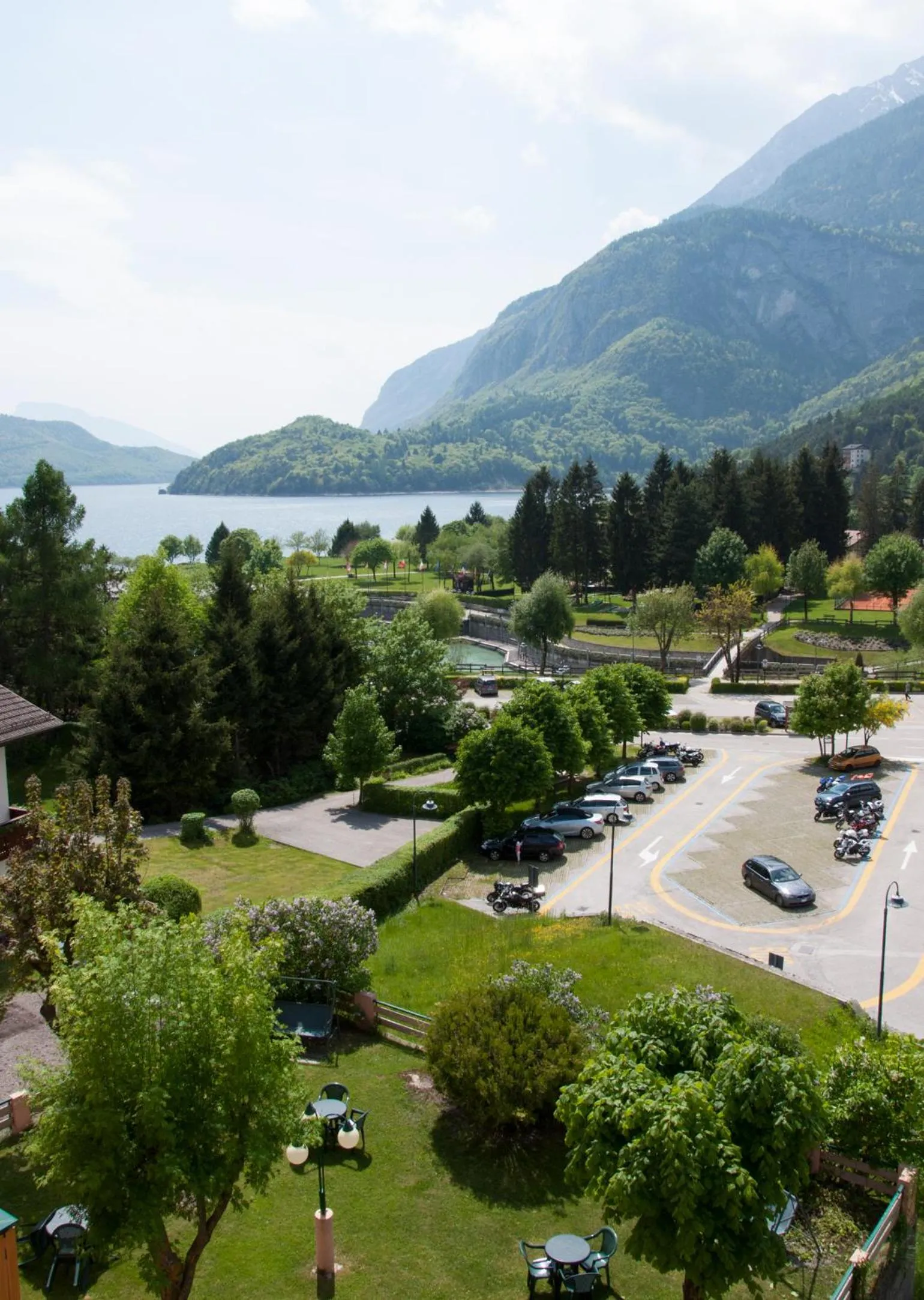 Garden view in Albergo Italia