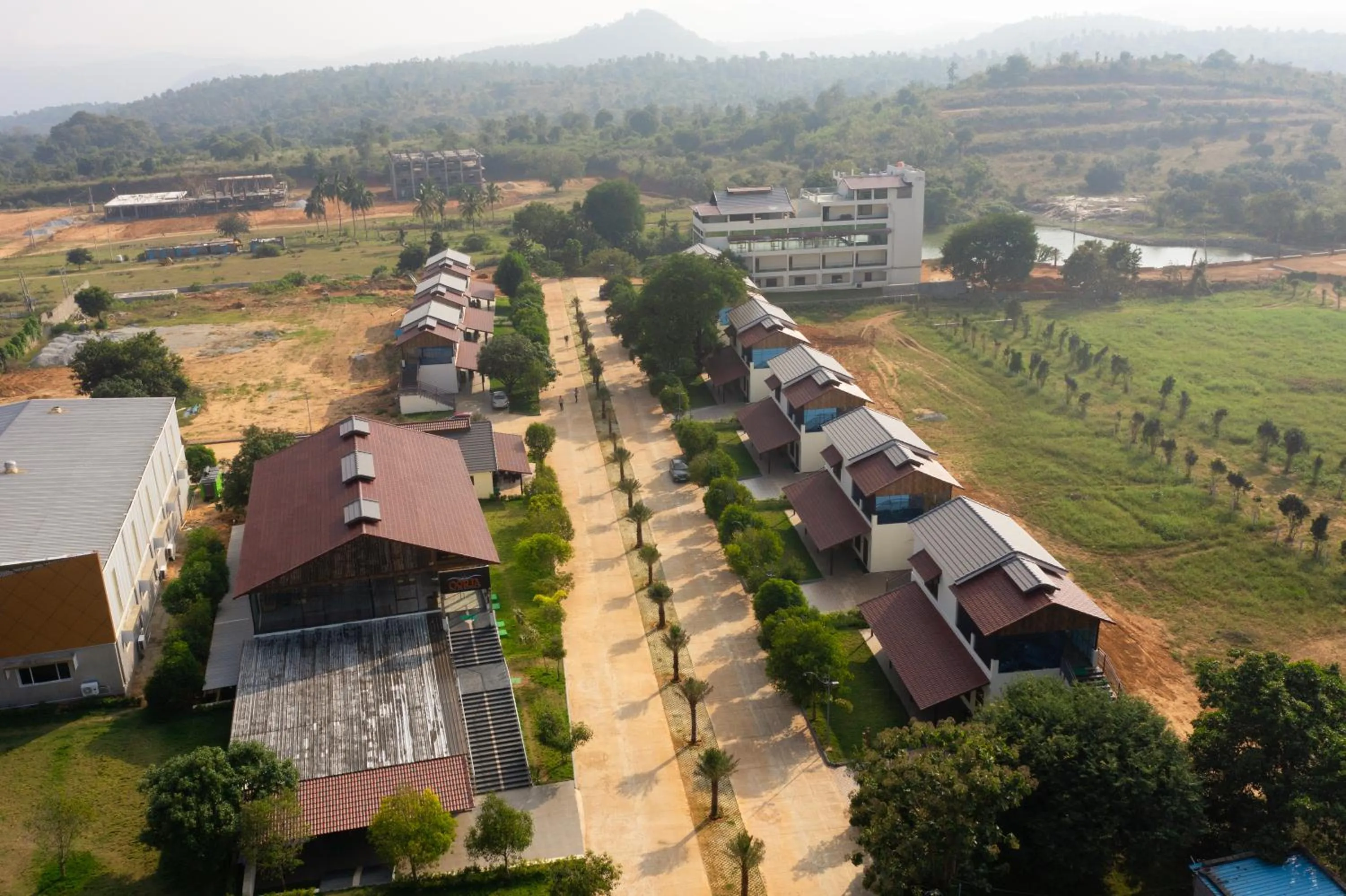 Property building in Lake Valley Resort and Spa Tirupati, 27 kms from Talakona Waterfall