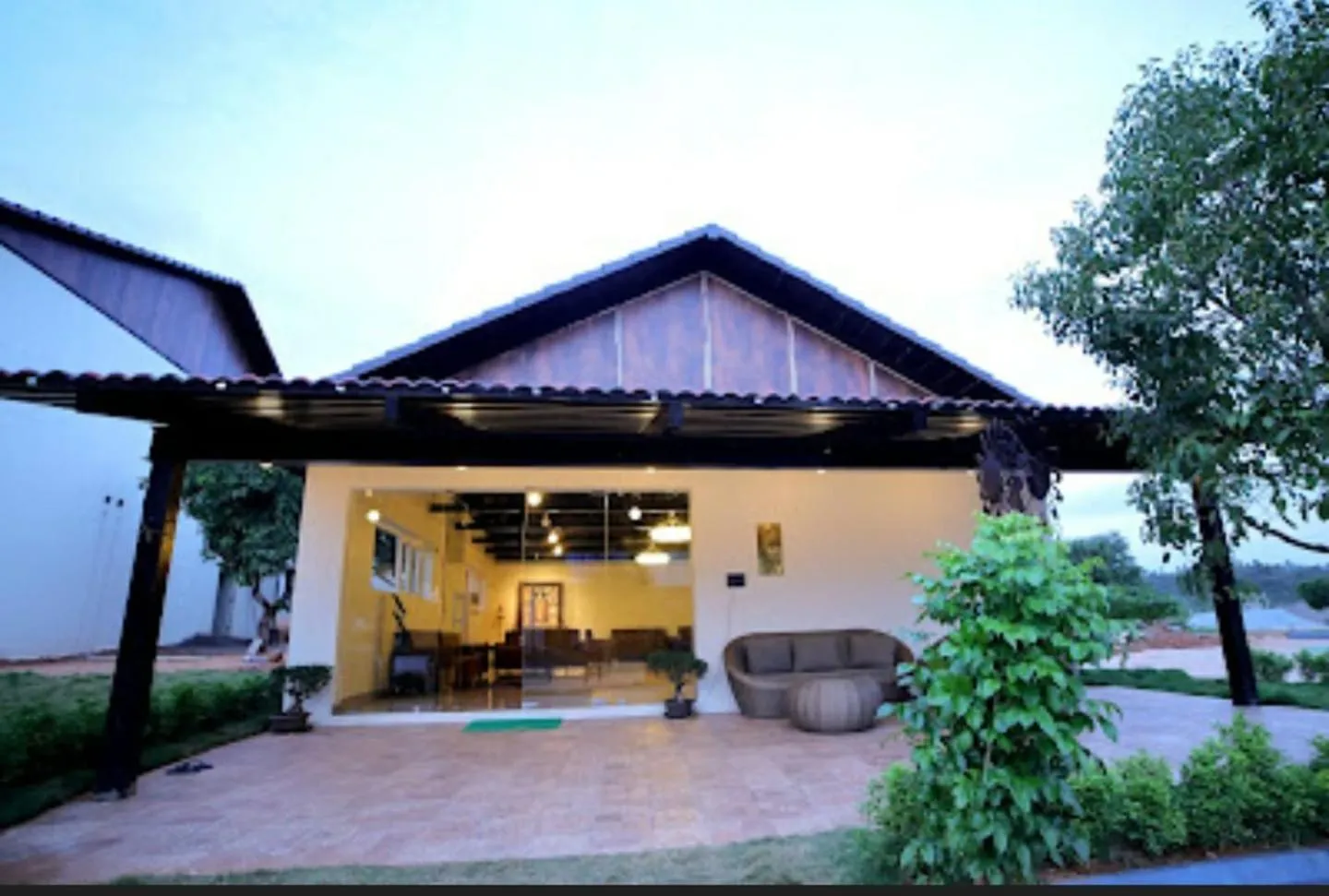 Patio in Lake Valley Resort and Spa Tirupati, 27 kms from Talakona Waterfall