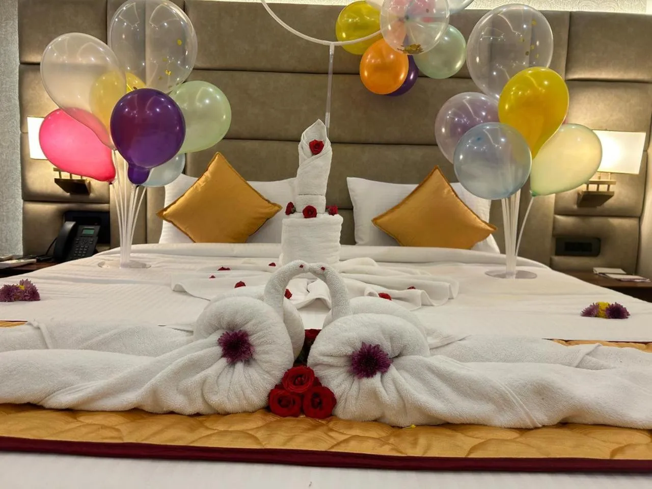 Bed in Lake Valley Resort and Spa Tirupati, 27 kms from Talakona Waterfall