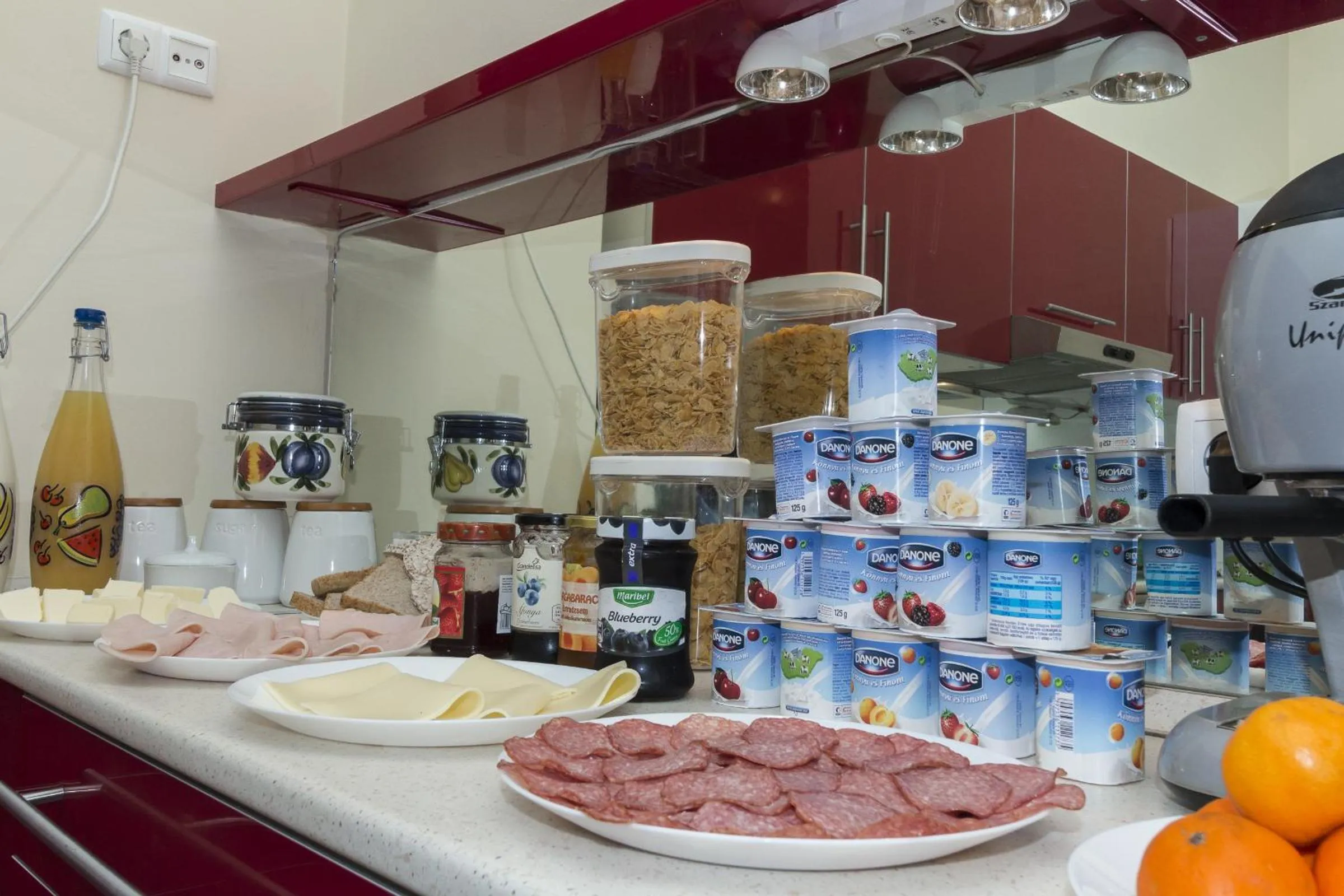 Food in Budapest Bed and Breakfast