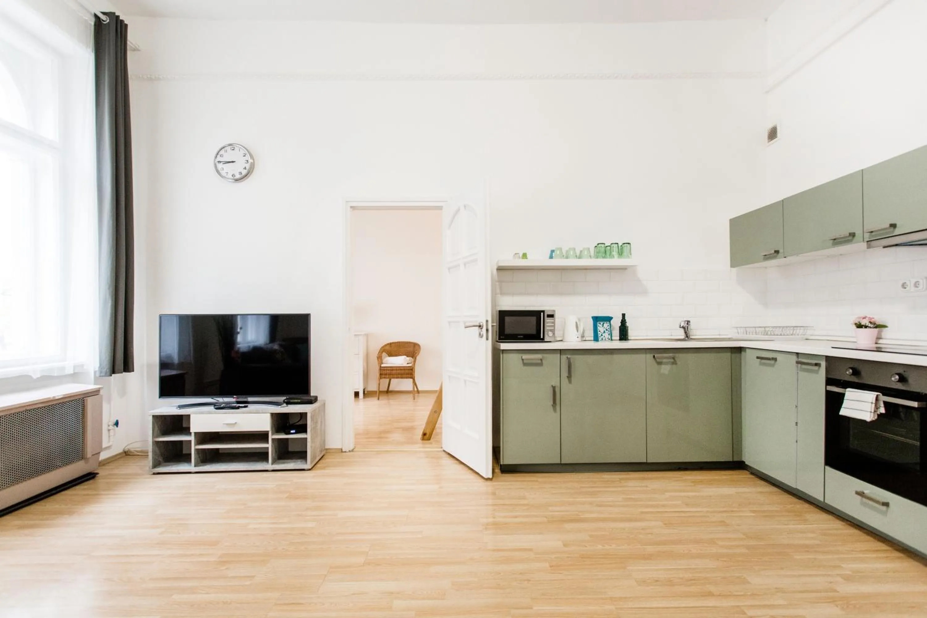 Kitchen or kitchenette in Grand Budapest Apartments