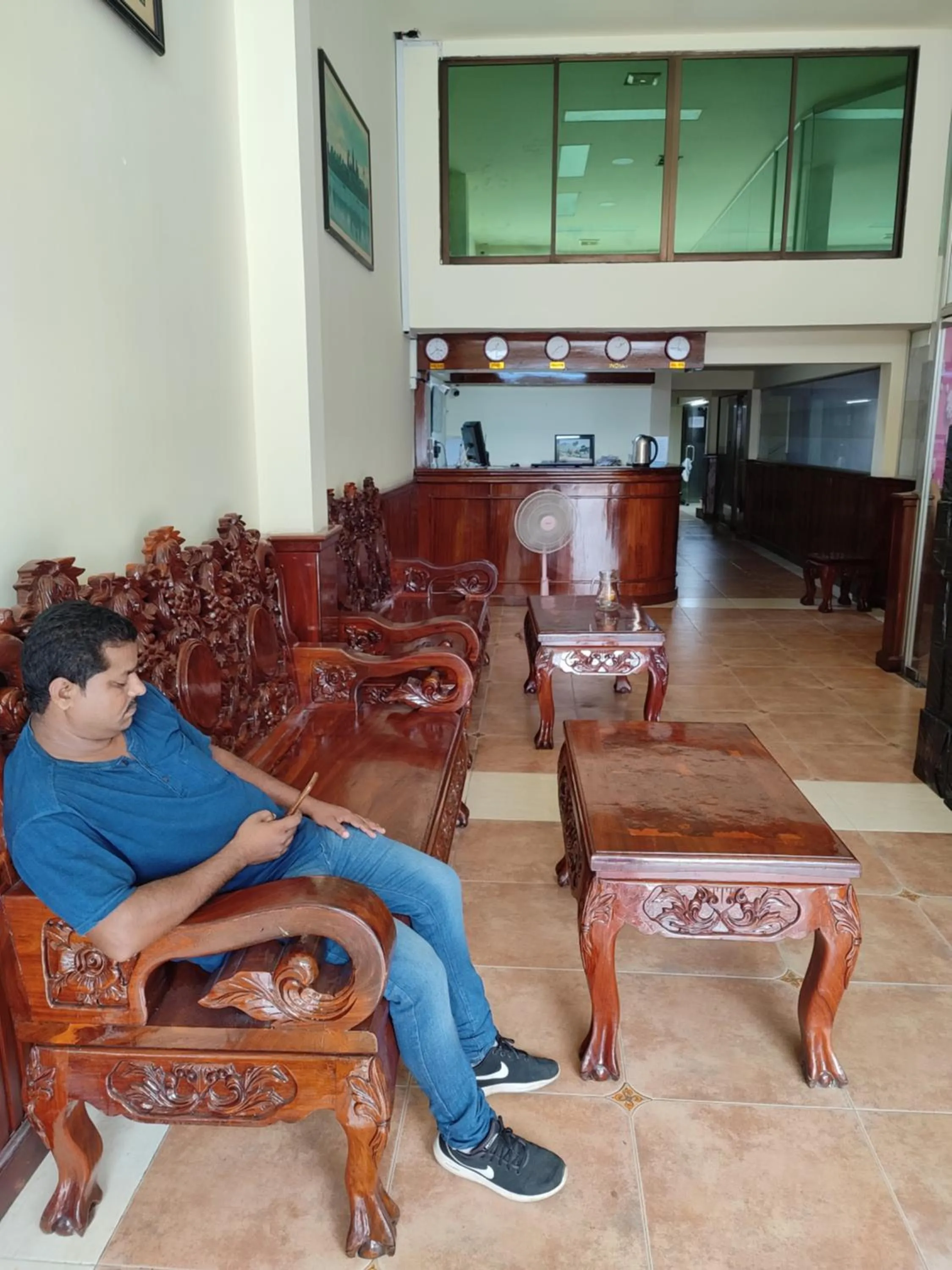 Seating area in GALAXY Rs HOTEL