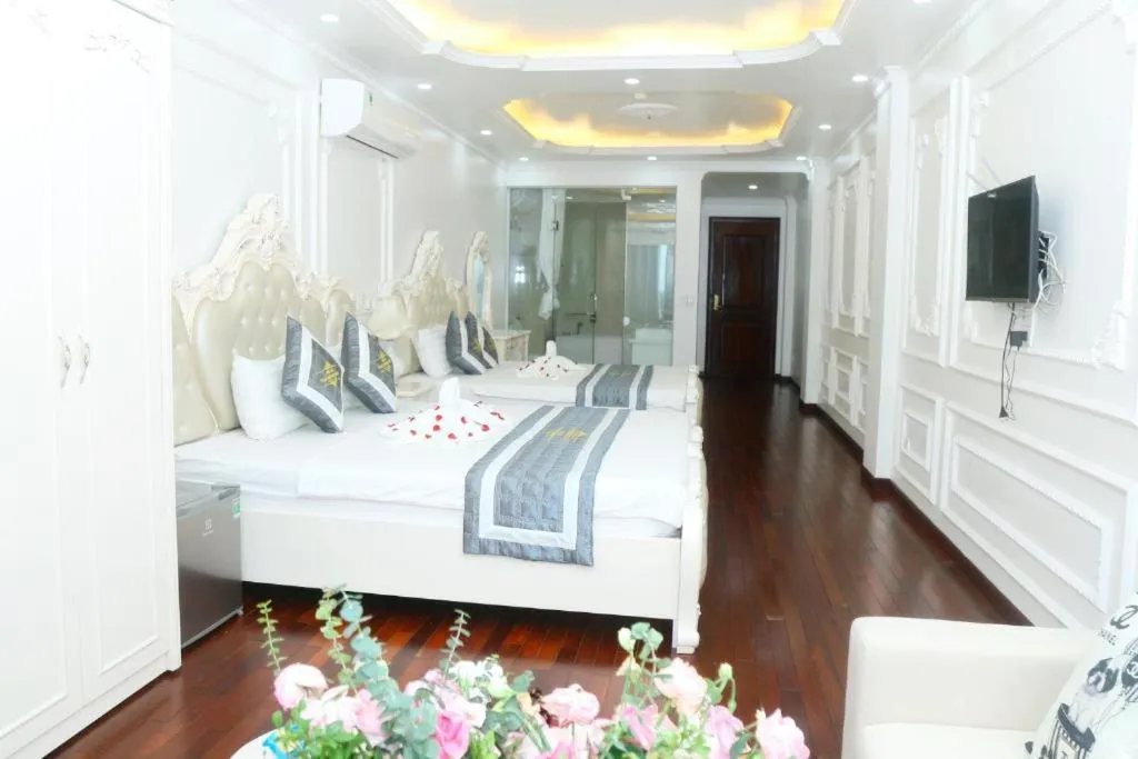 Bed in Noi Bai Ville Airport Hotel