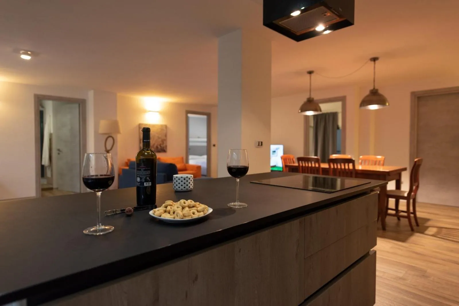Kitchen or kitchenette in B&B White con Parcheggio Privato