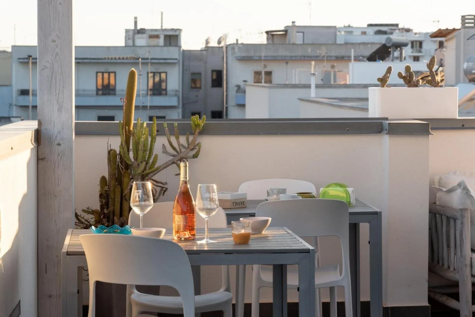 Balcony/Terrace in B&B White con Parcheggio Privato