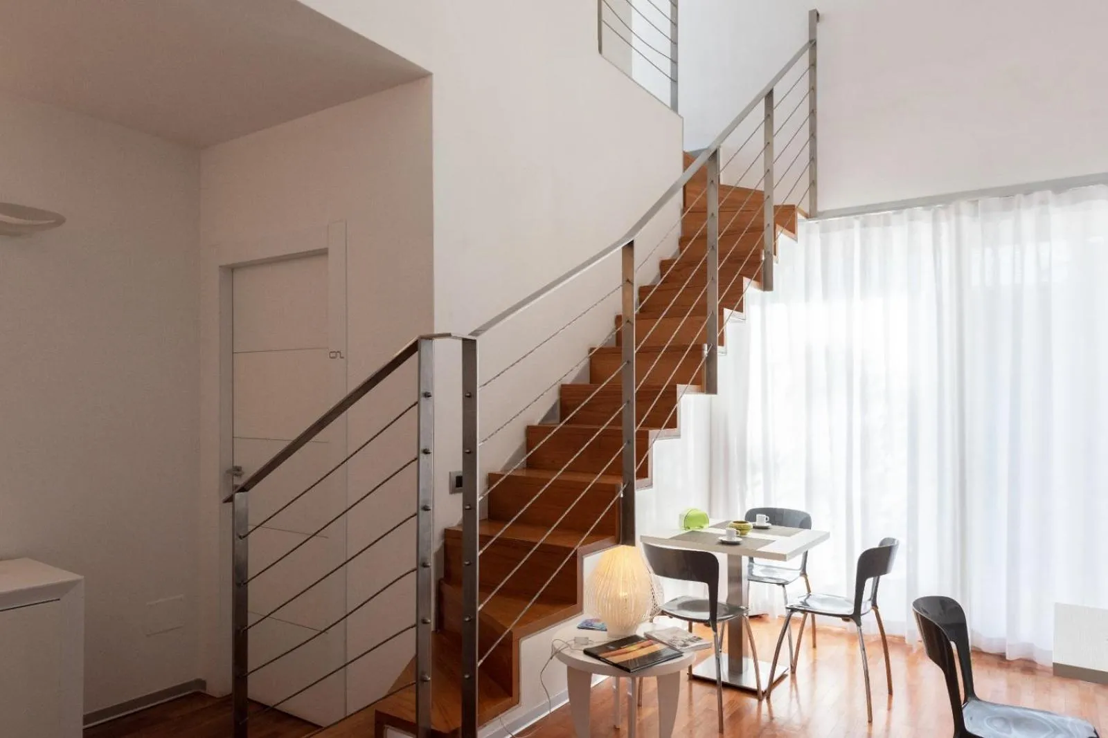Living room in B&B White con Parcheggio Privato