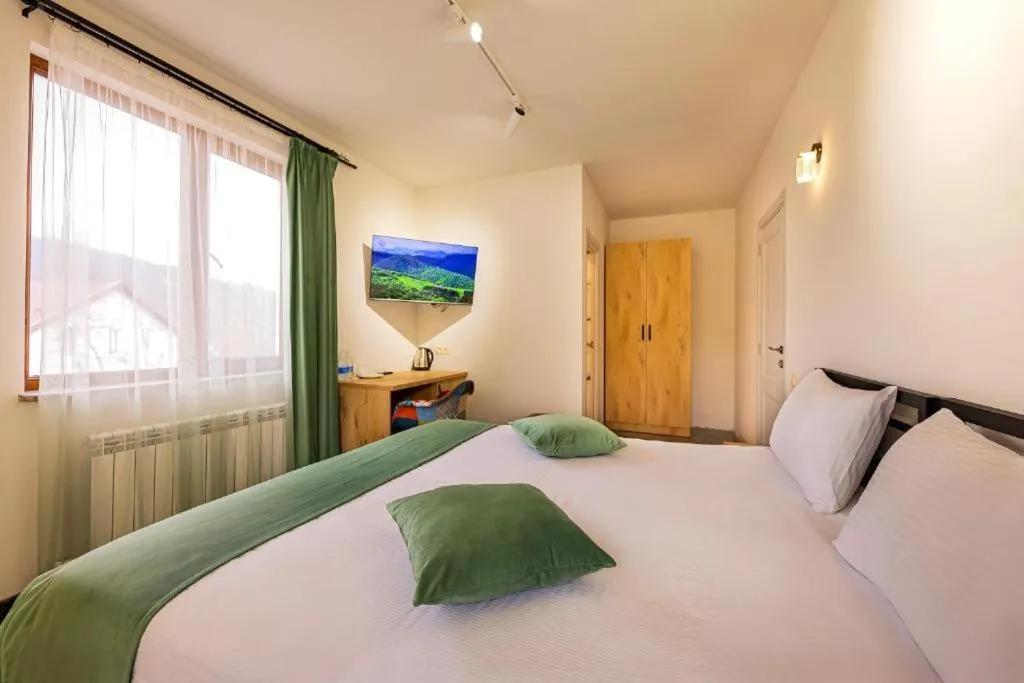 Bed in Taniqinn Dilijan Hotel