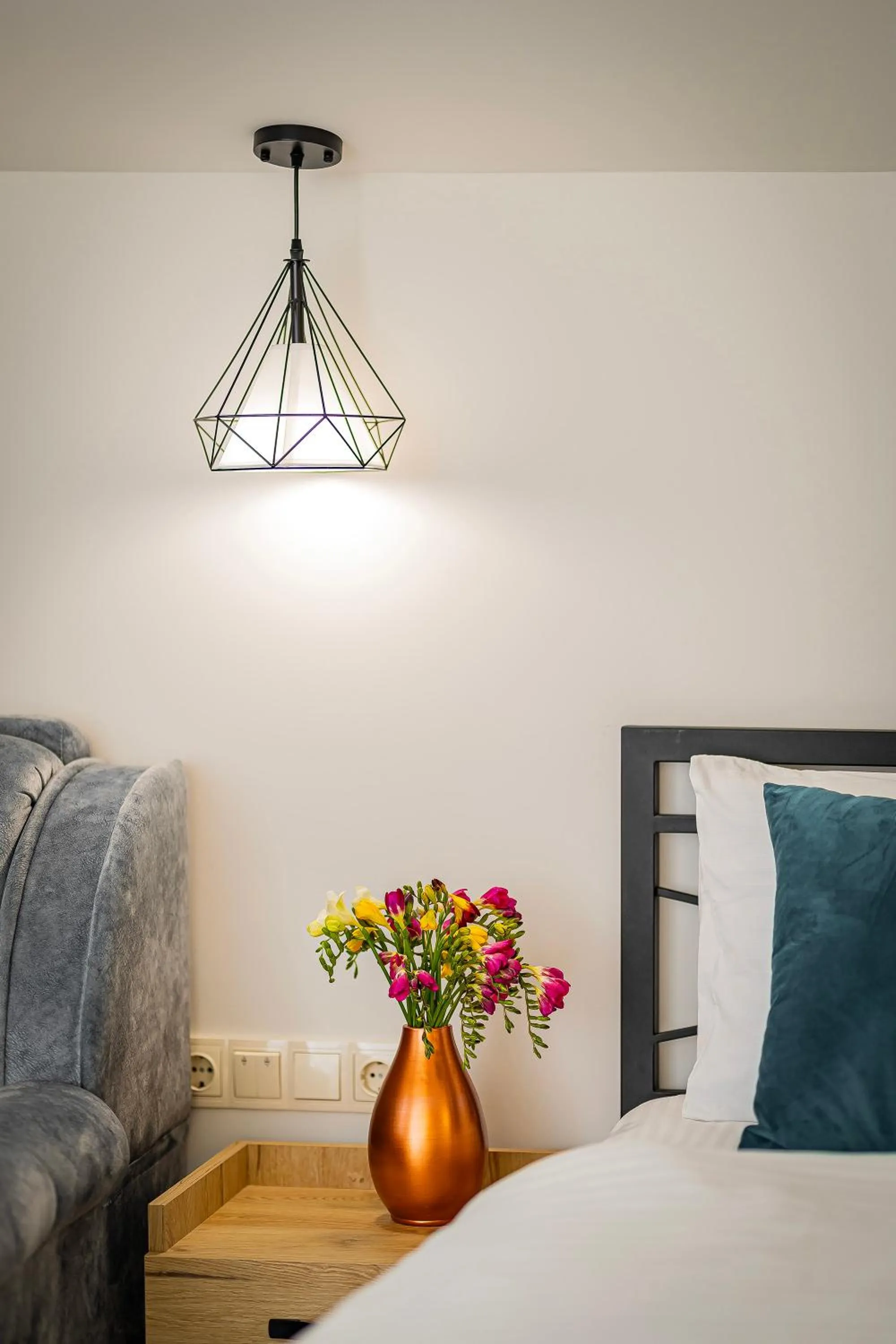 Bed in ARSIS Family Hotel