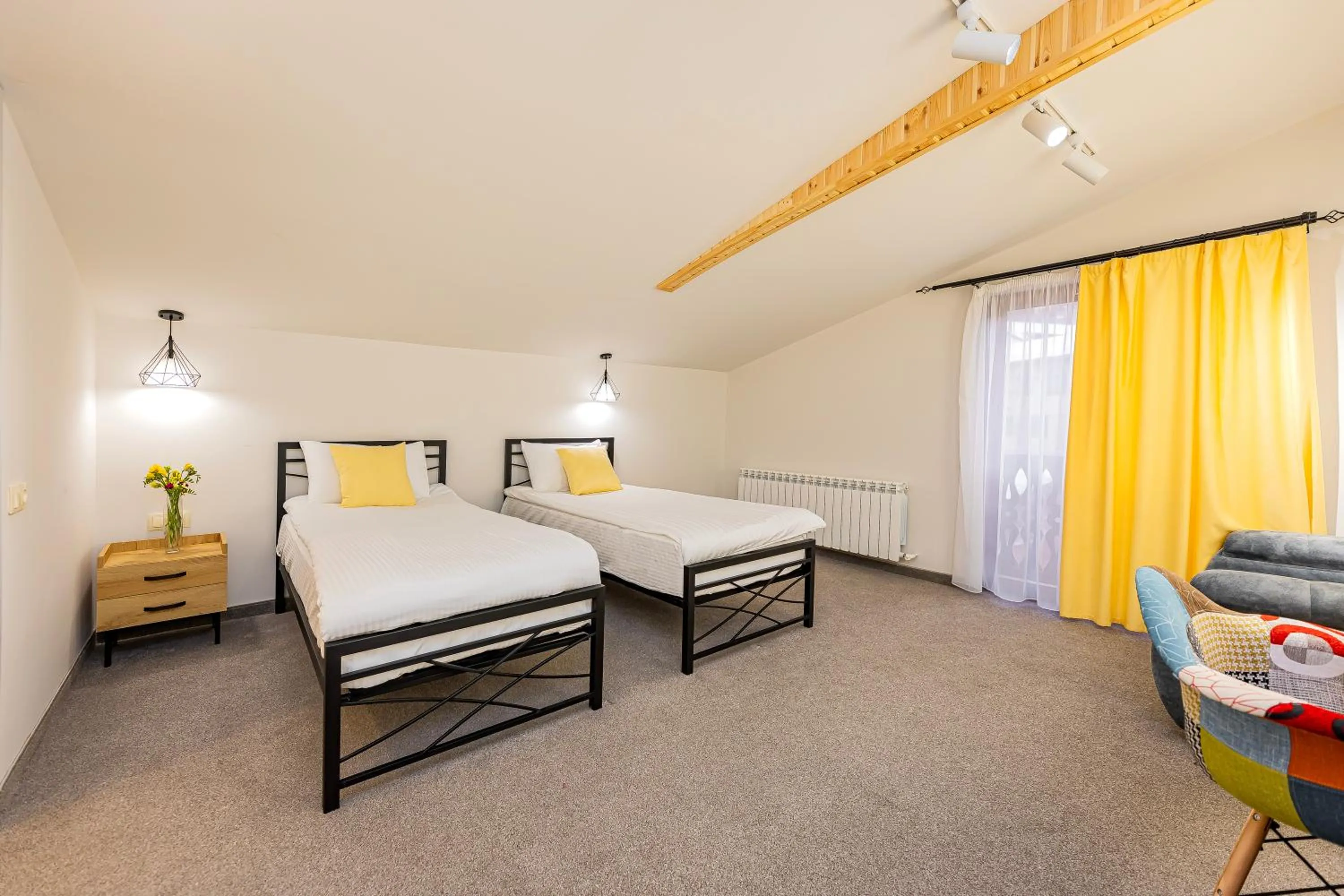 Bed in ARSIS Family Hotel