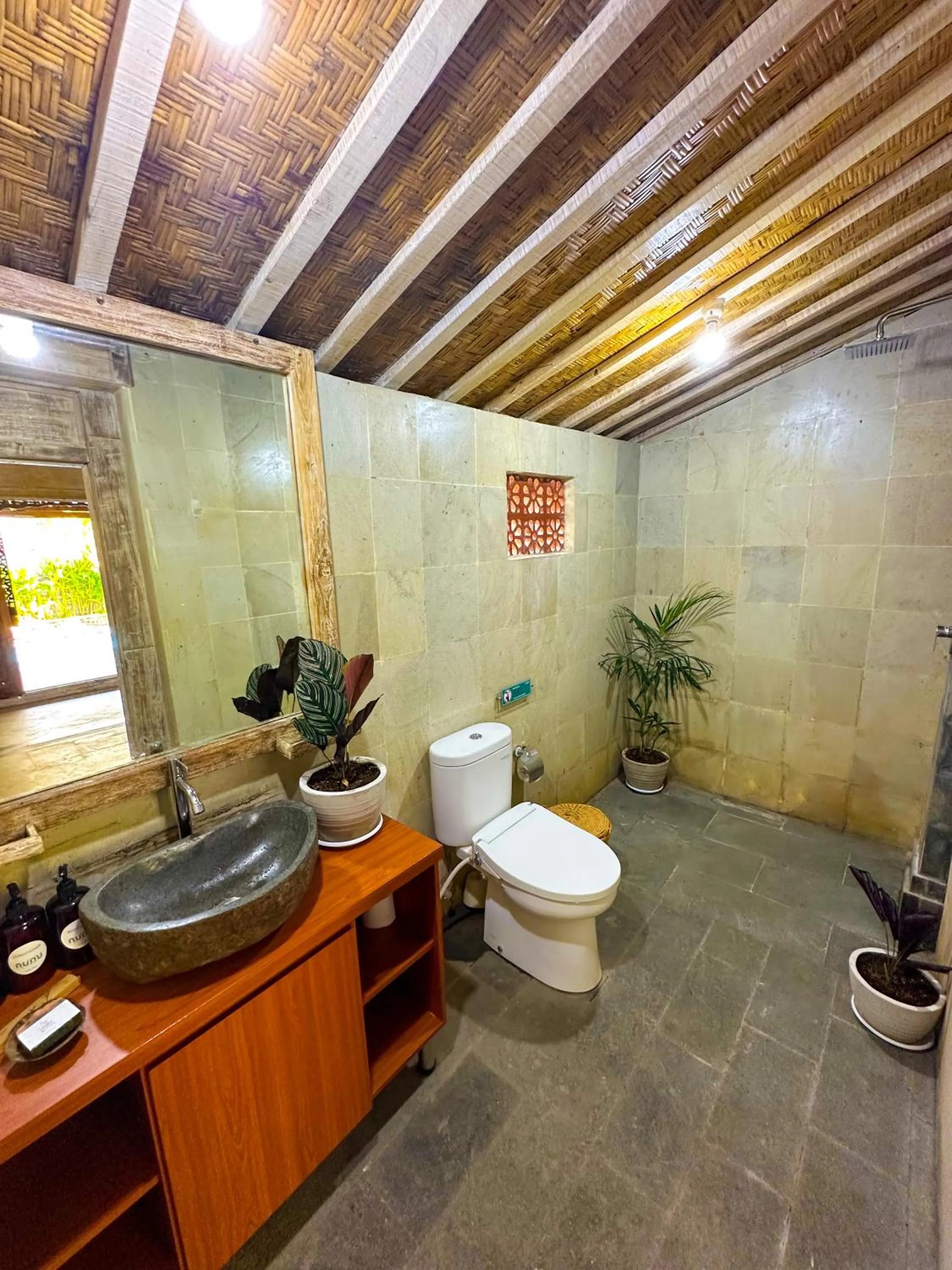 Shower in Nunu Bali Eco Friendly Retreat