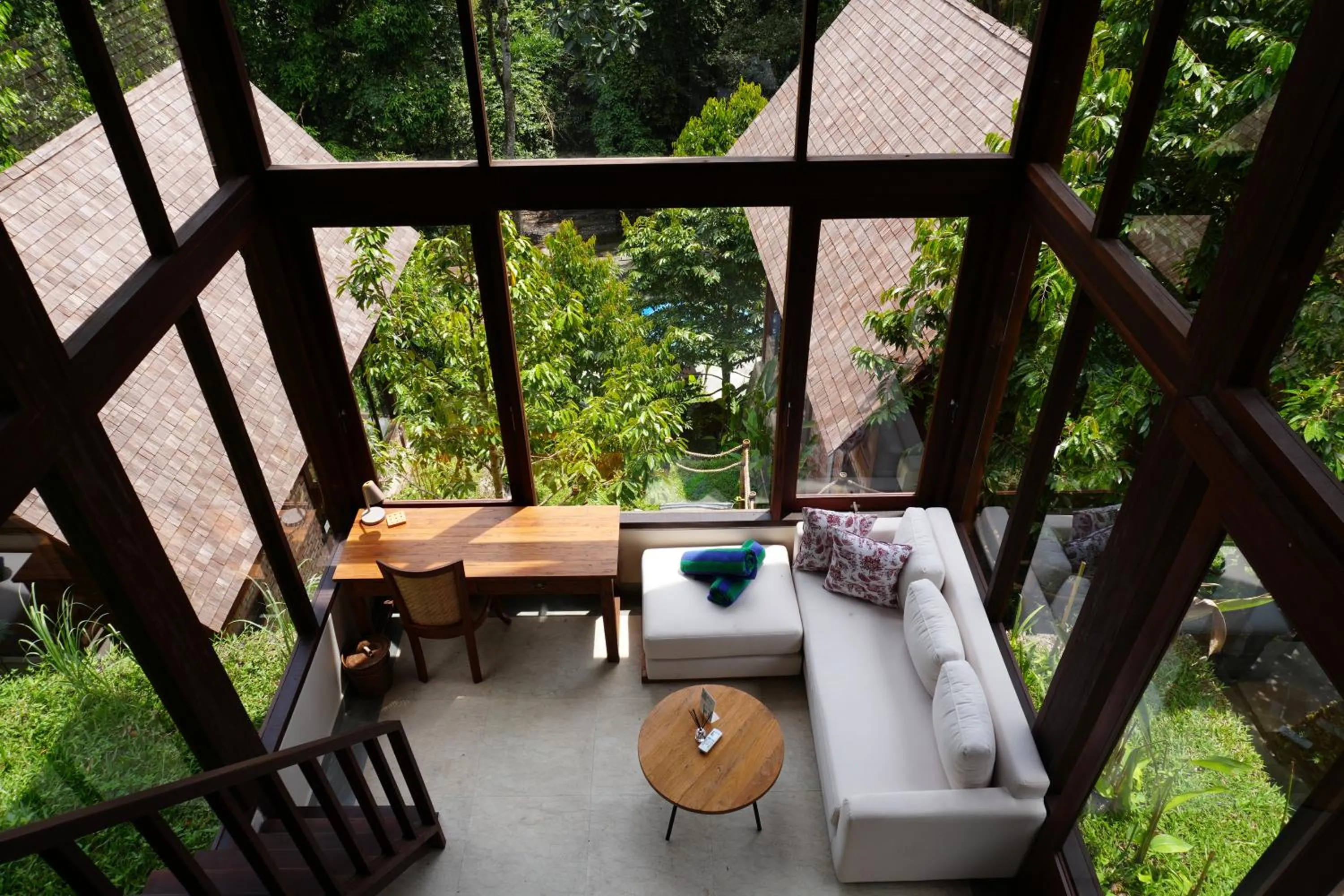 Living room in Nunu Bali Eco Friendly Retreat