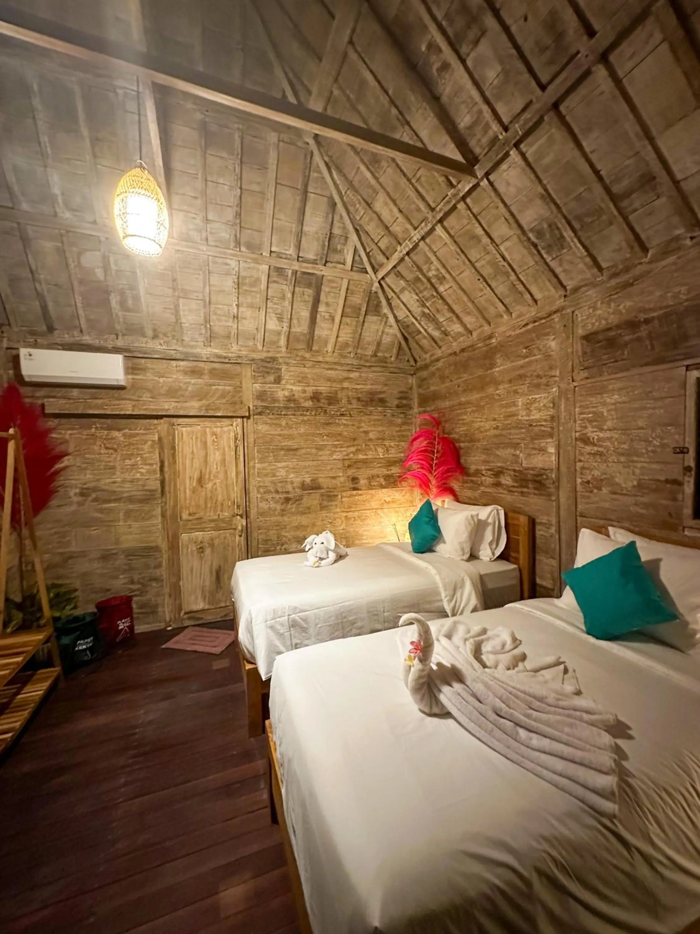 Bed in Nunu Bali Eco Friendly Retreat