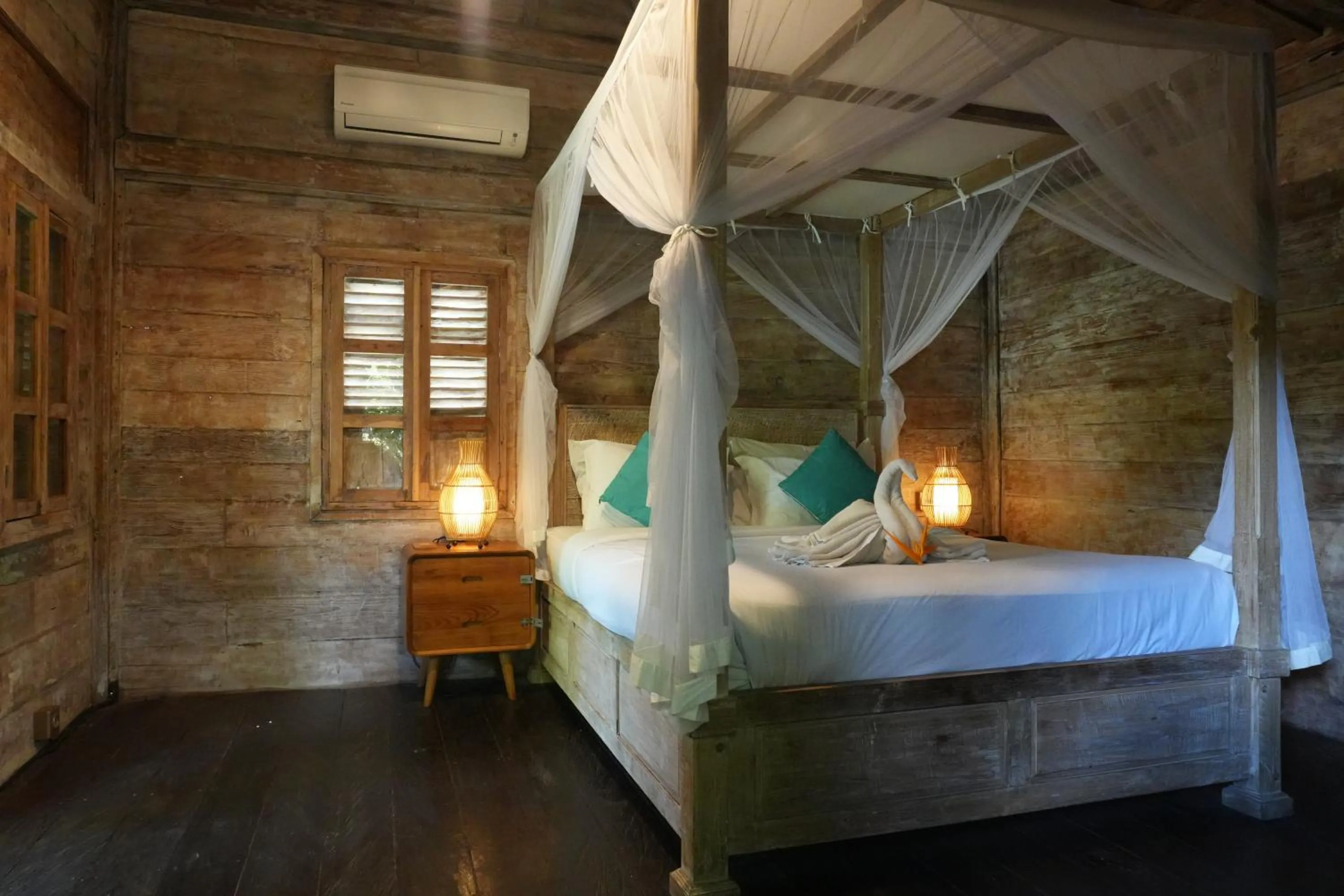 Bed in Nunu Bali Eco Friendly Retreat