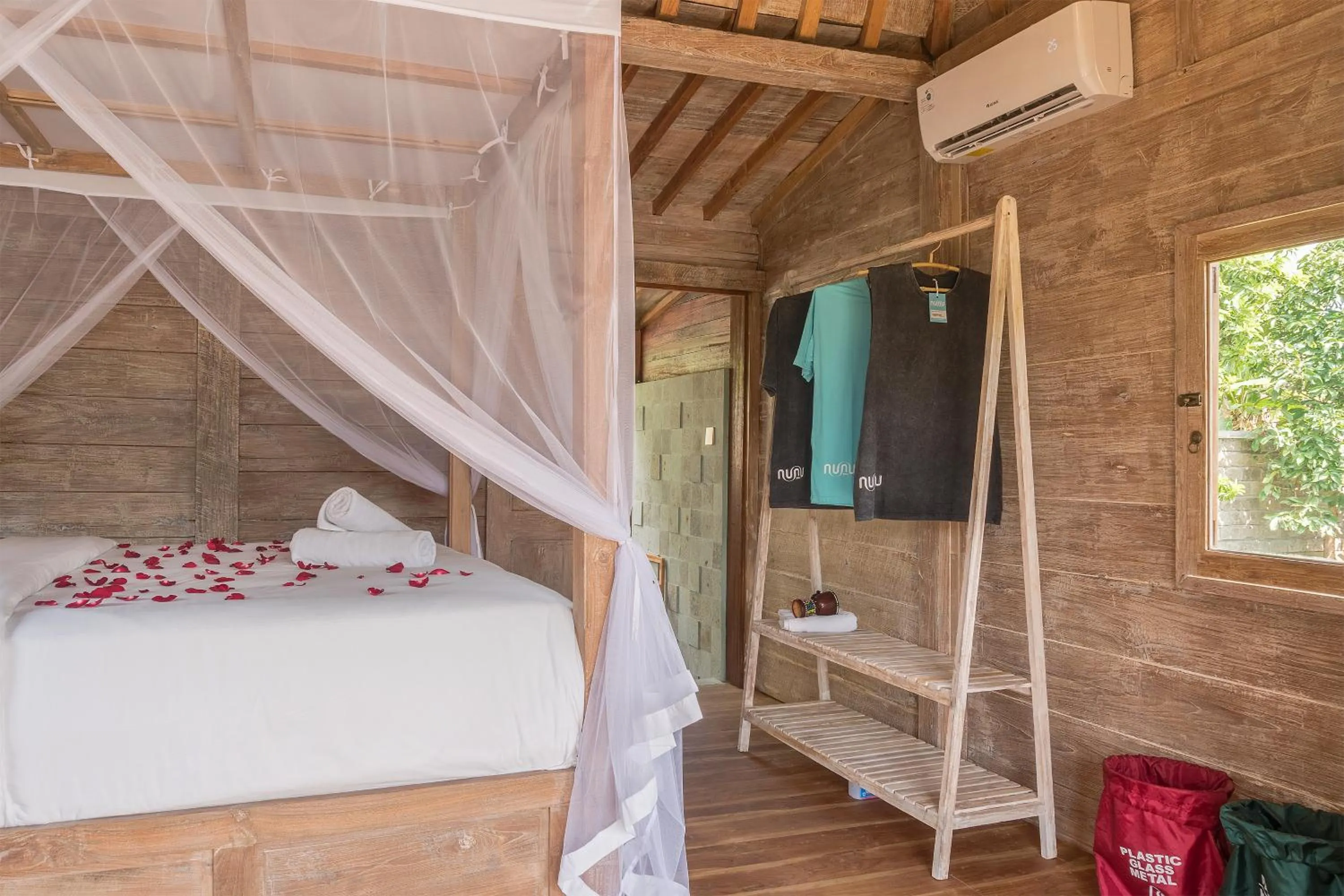 Bed in Nunu Bali Eco Friendly Retreat