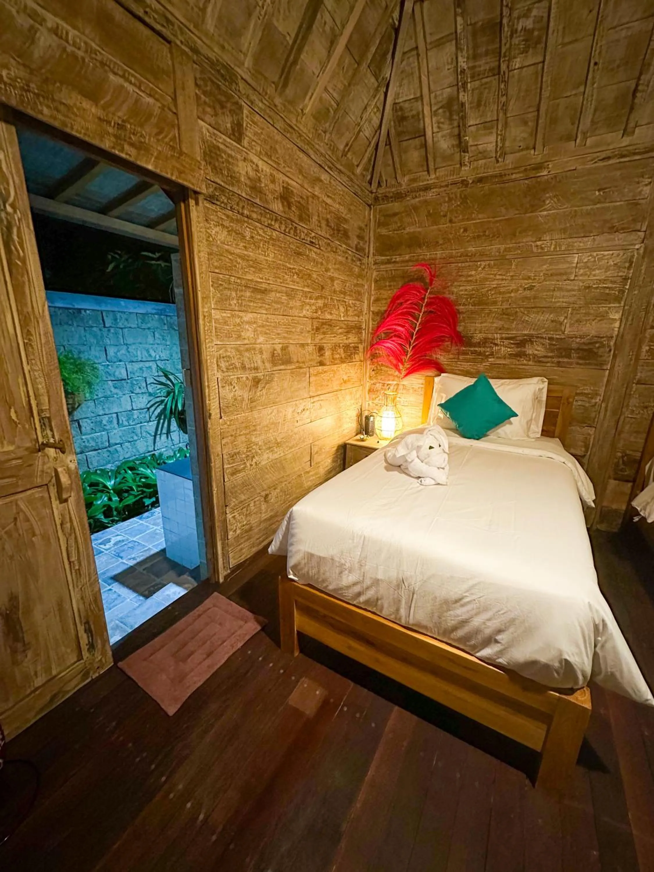 Bed in Nunu Bali Eco Friendly Retreat