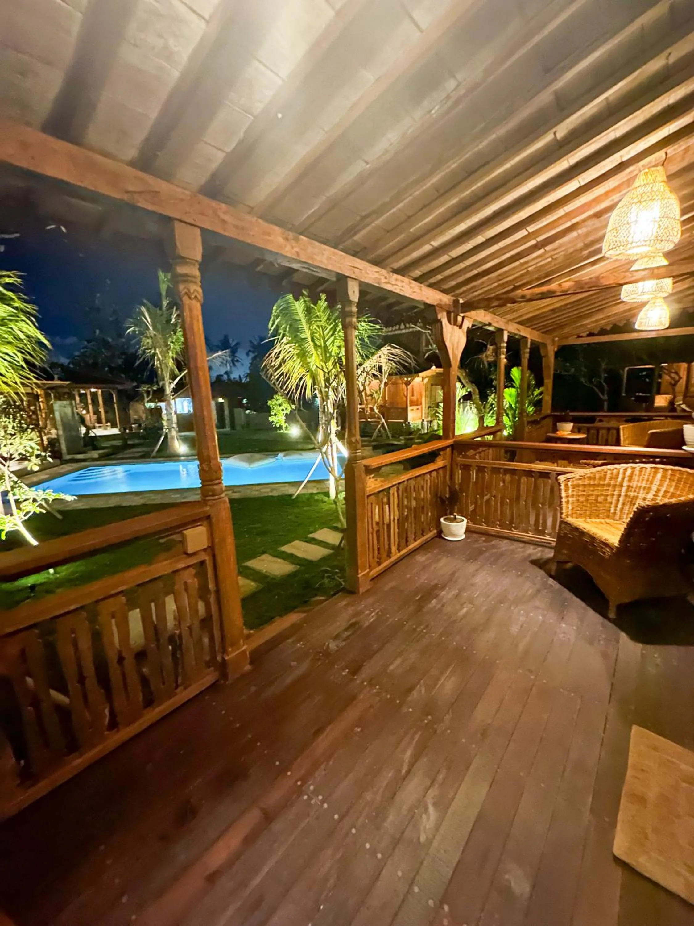 Balcony/Terrace in Nunu Bali Eco Friendly Retreat